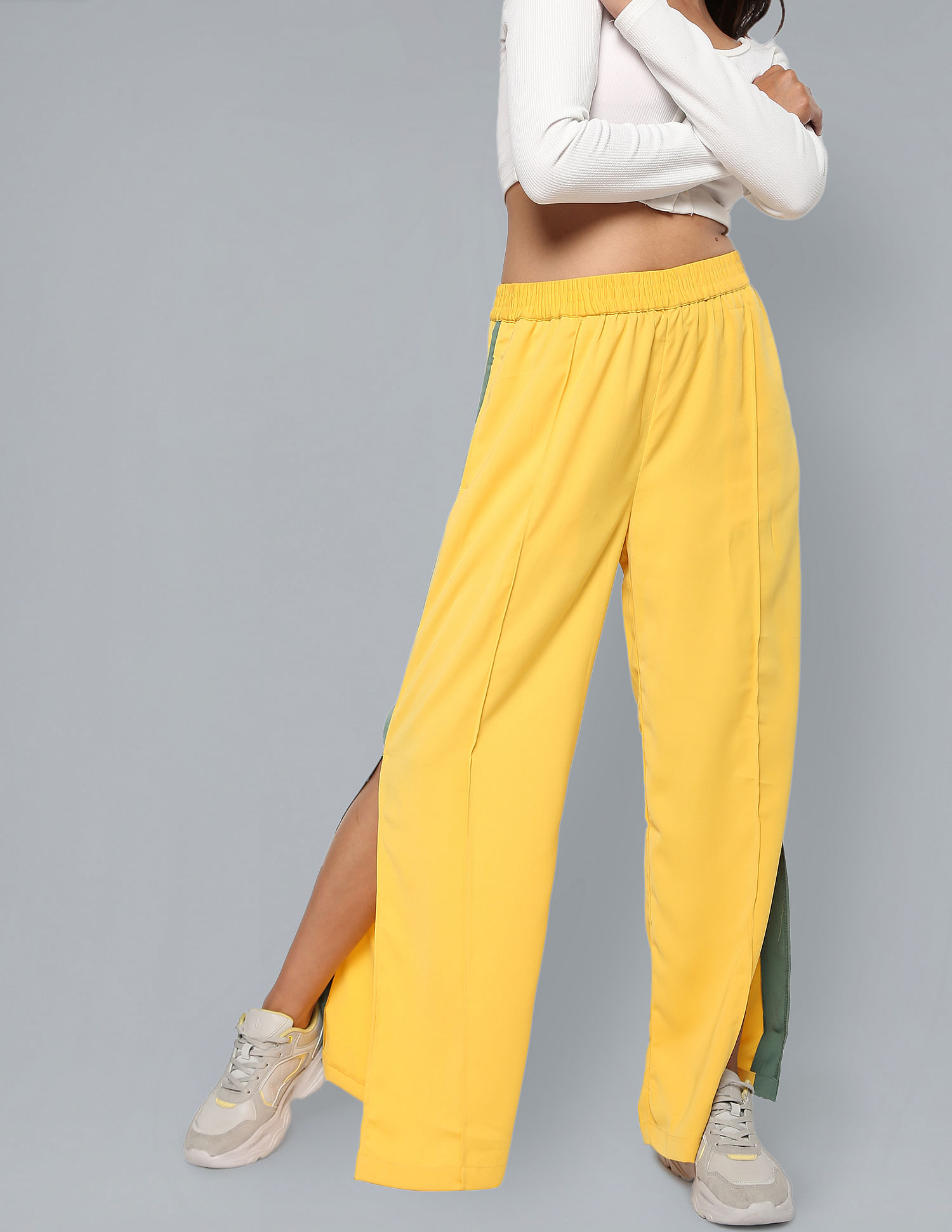 Women's Pull On Pants - Elastic Waist Polyester Pants for Women - Silverts
