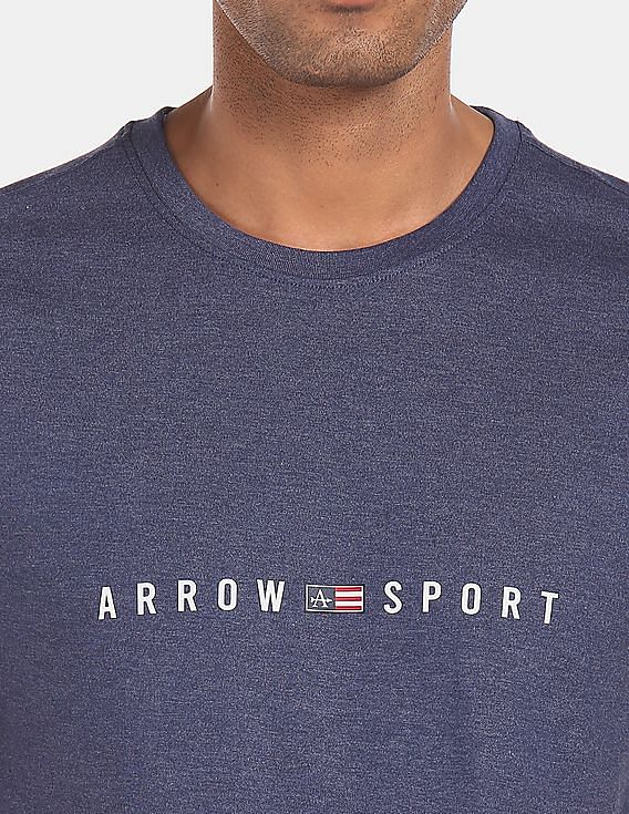 Arrow Sports Brand Logo Heathered T-Shirt