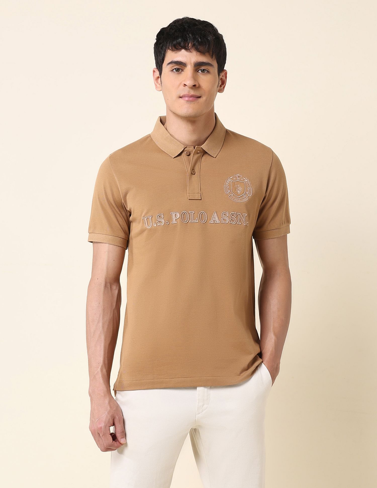 U.S. Polo Assn. Brand Embroidered Classic Polo Shirt