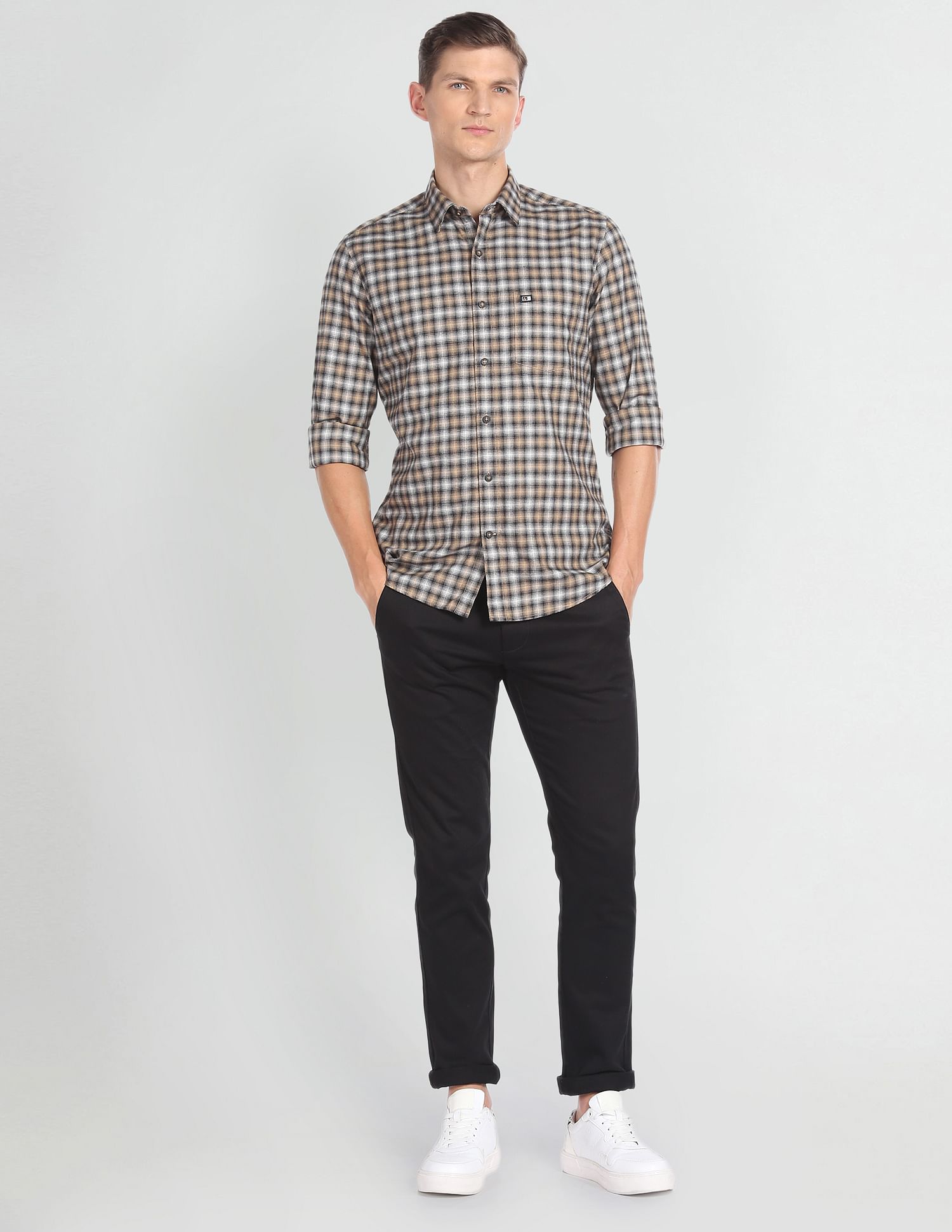 Arrow Sports Dupplin Check Cotton Shirt