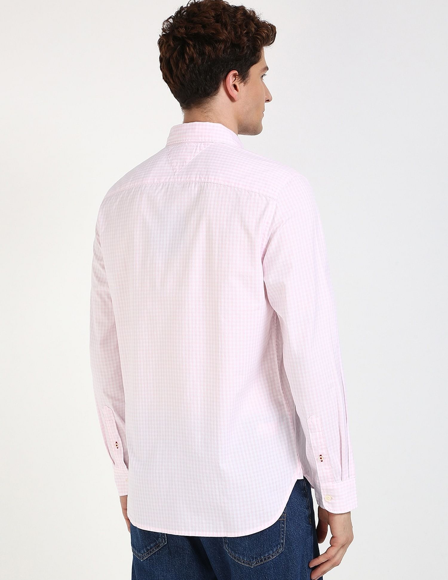 Tommy Hilfiger Checks Regular-Fit Cotton Shirt