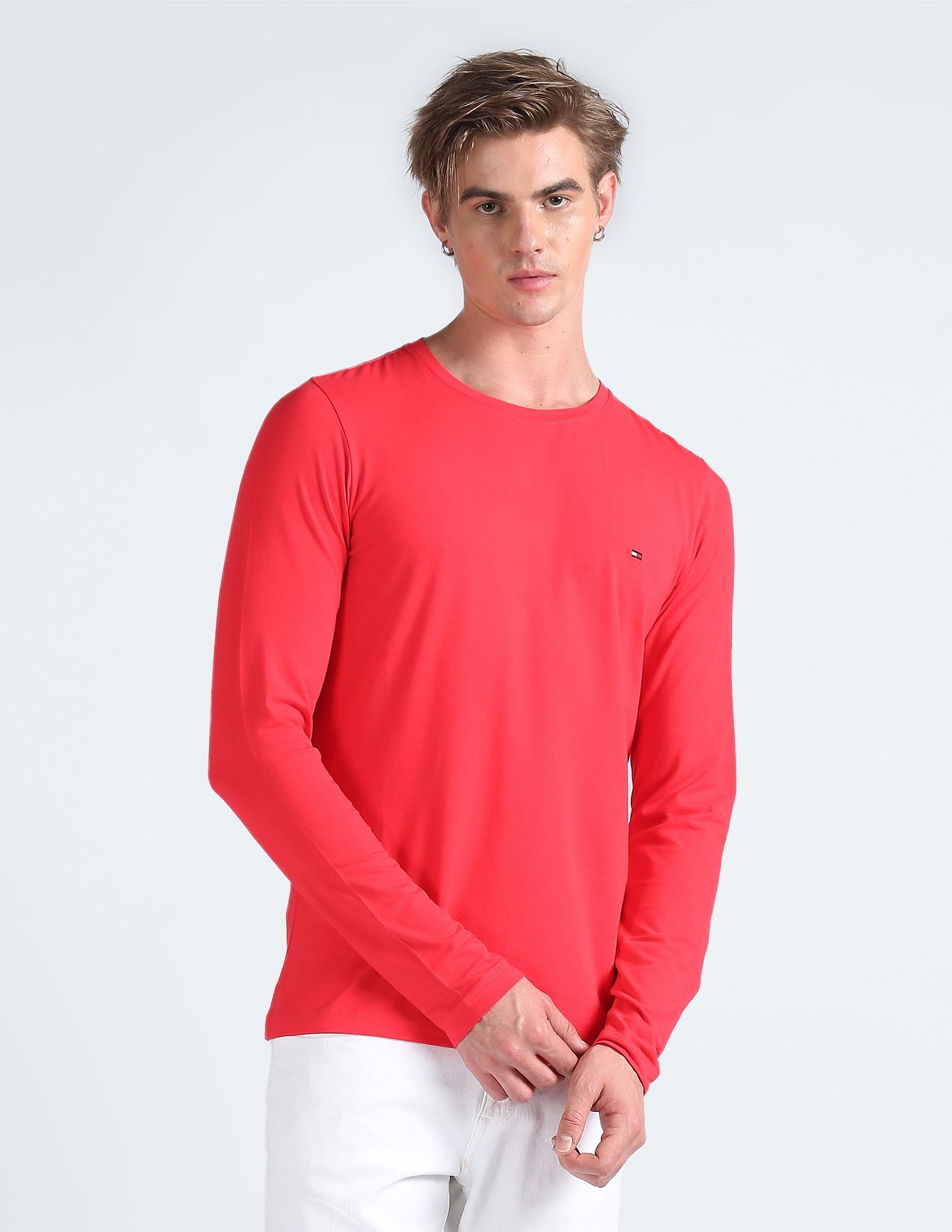 Tommy Hilfiger Transitional Organic Cotton Stretch Slim Fit T-Shirt