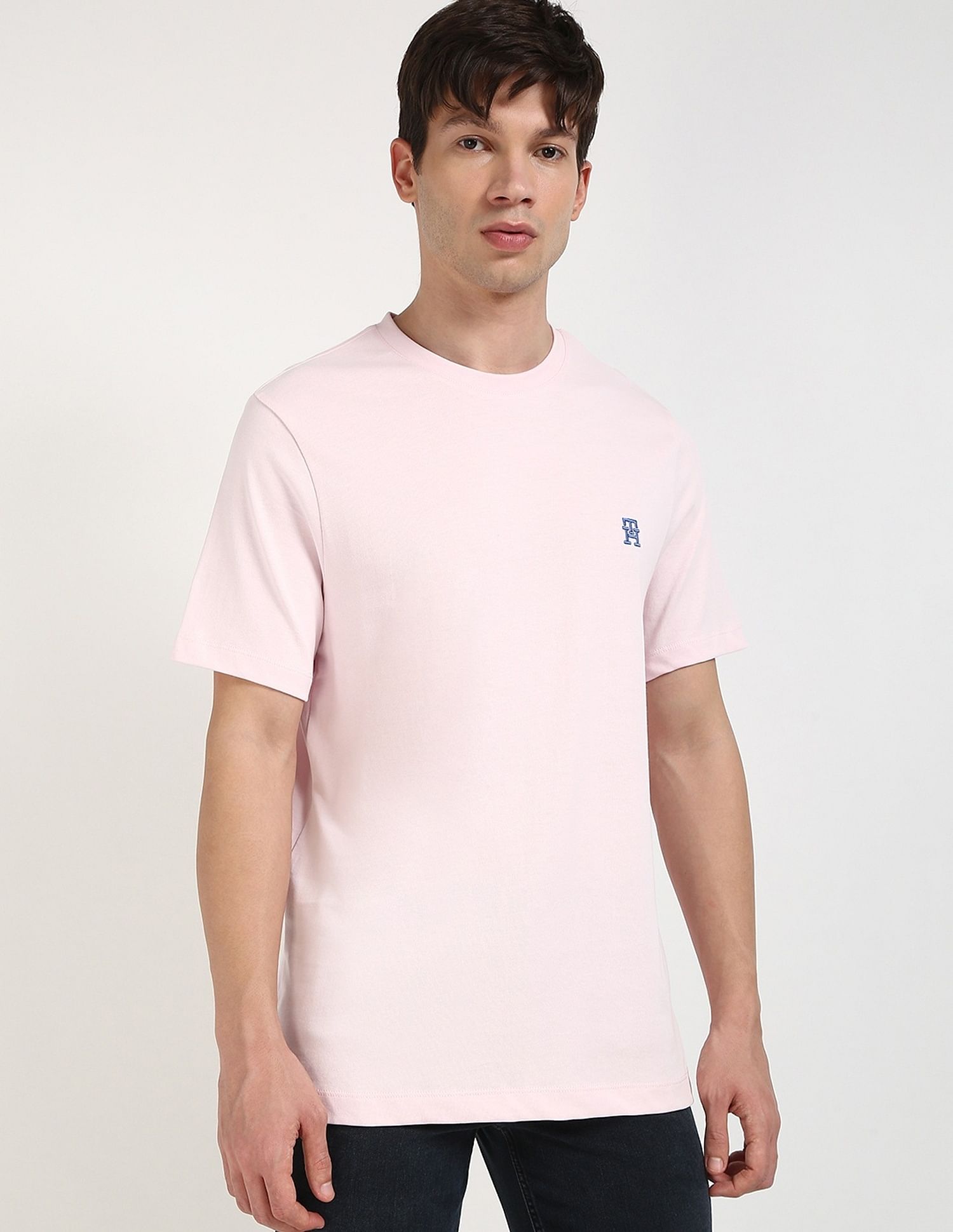 Tommy Hilfiger Solid Regular-Fit Cotton T-Shirt