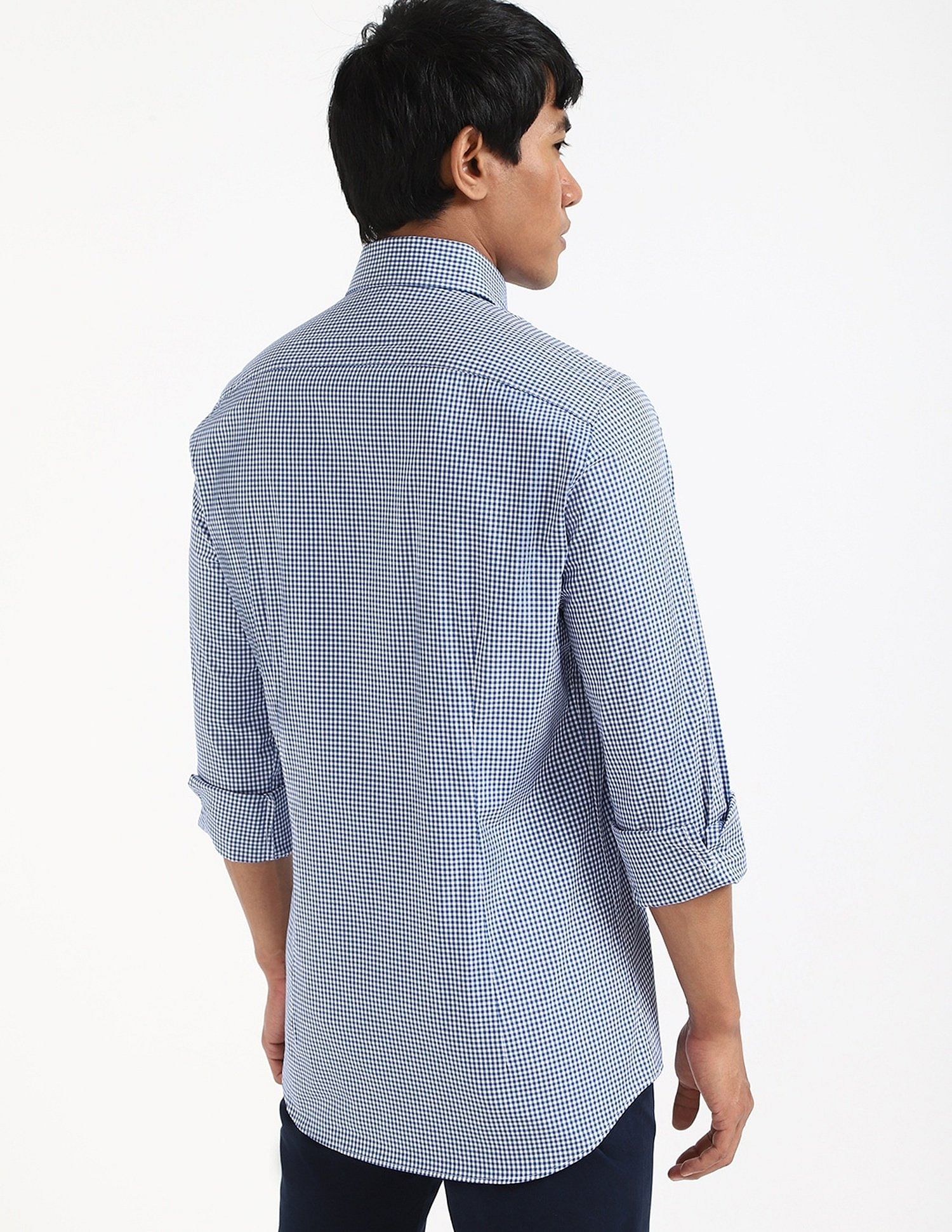 Tommy Hilfiger Checks Regular-Fit Poplin Woven Shirt