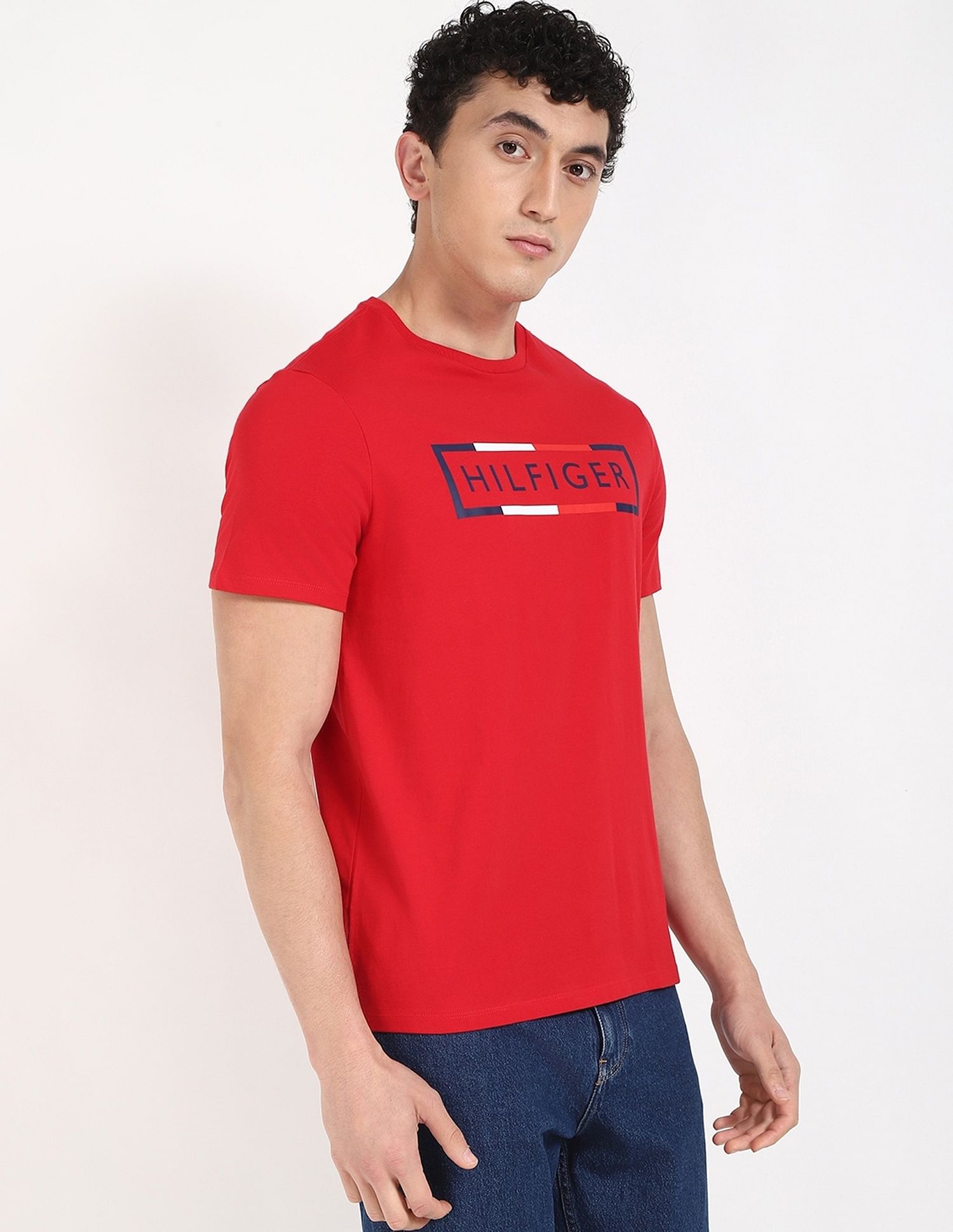 Tommy Hilfiger Logo Regular-Fit Cotton T-Shirt