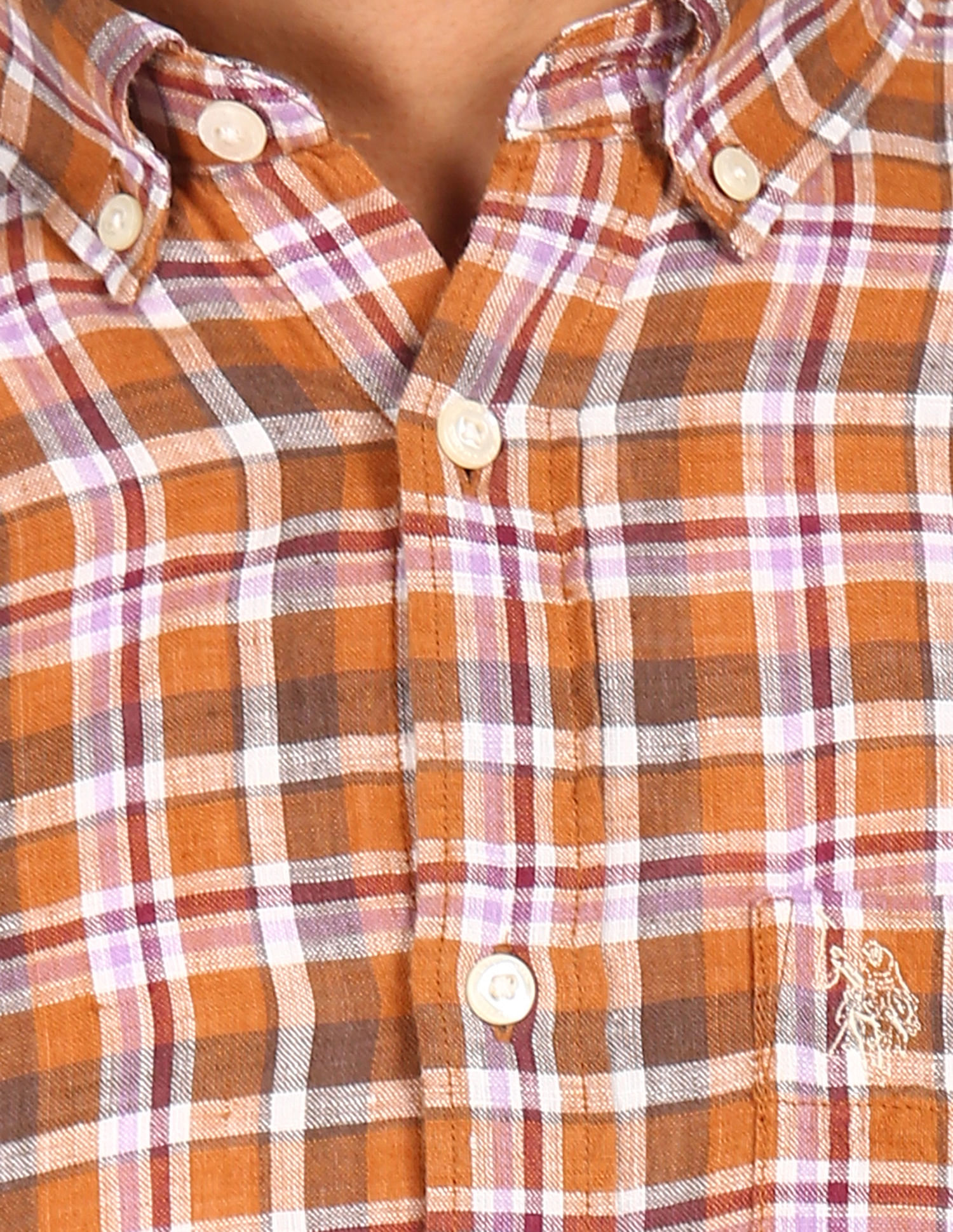 U.S. Polo Assn. Button Down Check Casual Shirt