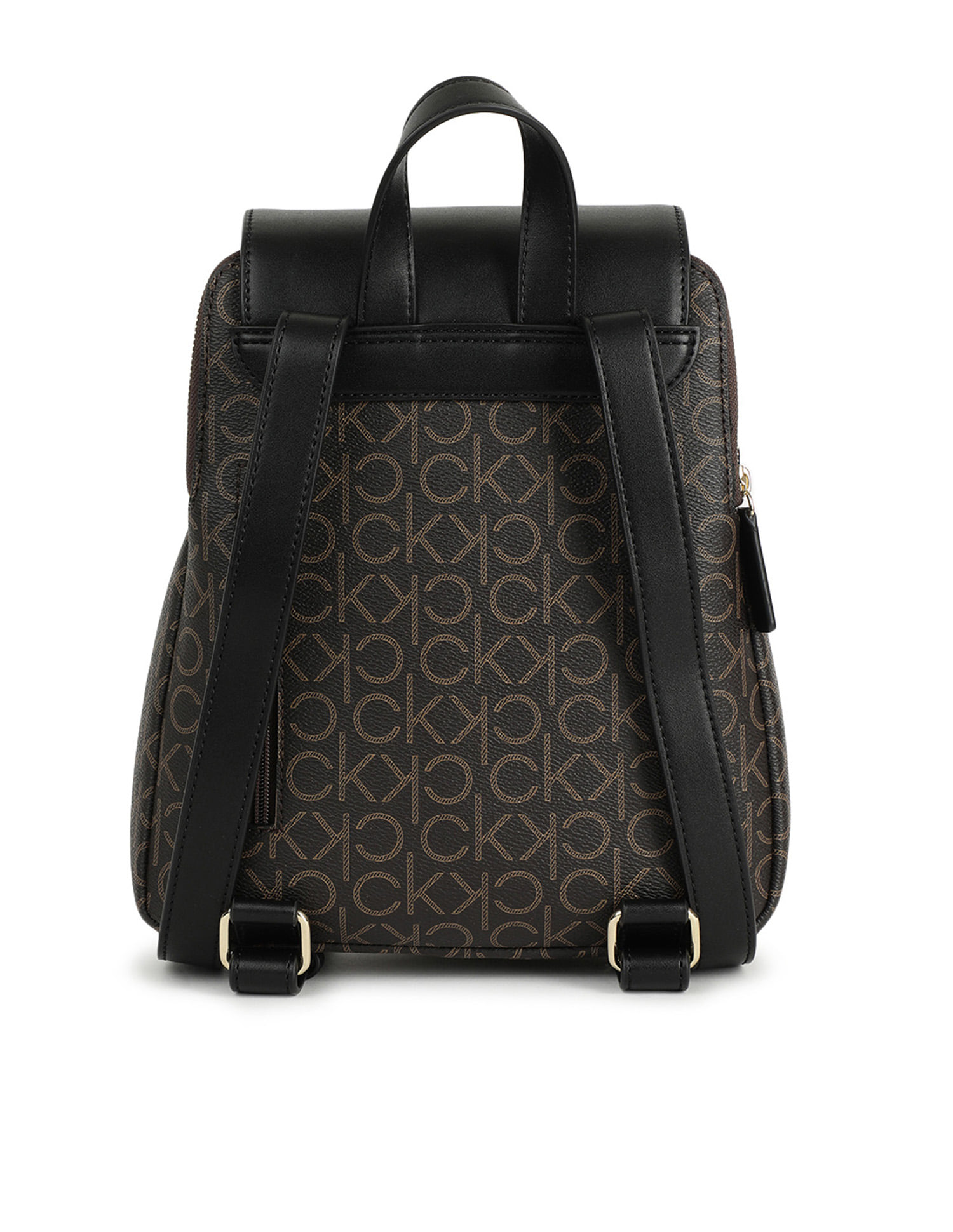 Buy Calvin Klein Monogram Garnet Backpack - NNNOW.com display picture 1
