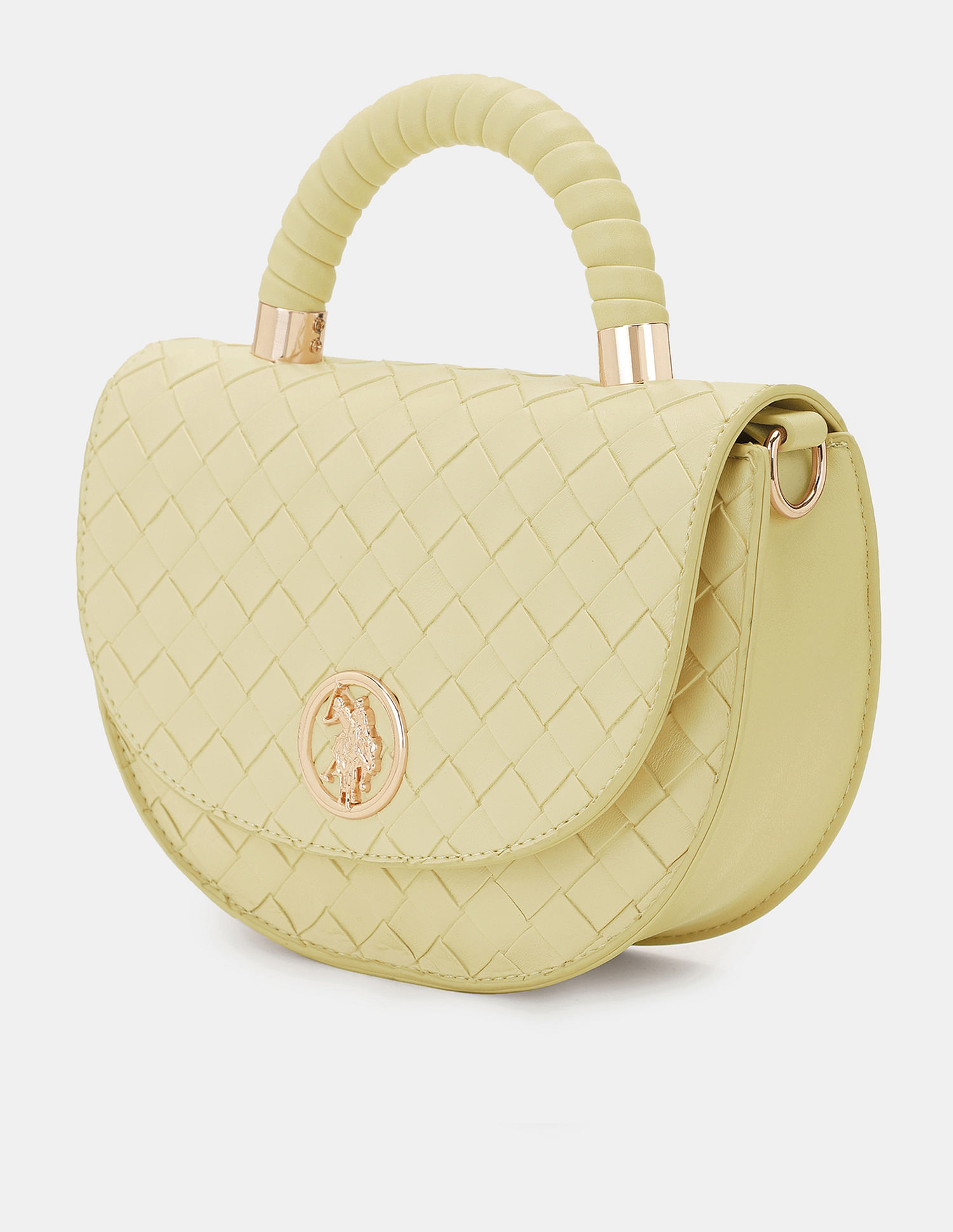 U.S. Polo Assn. Women Andra Patterned Weave Crossbody Bag