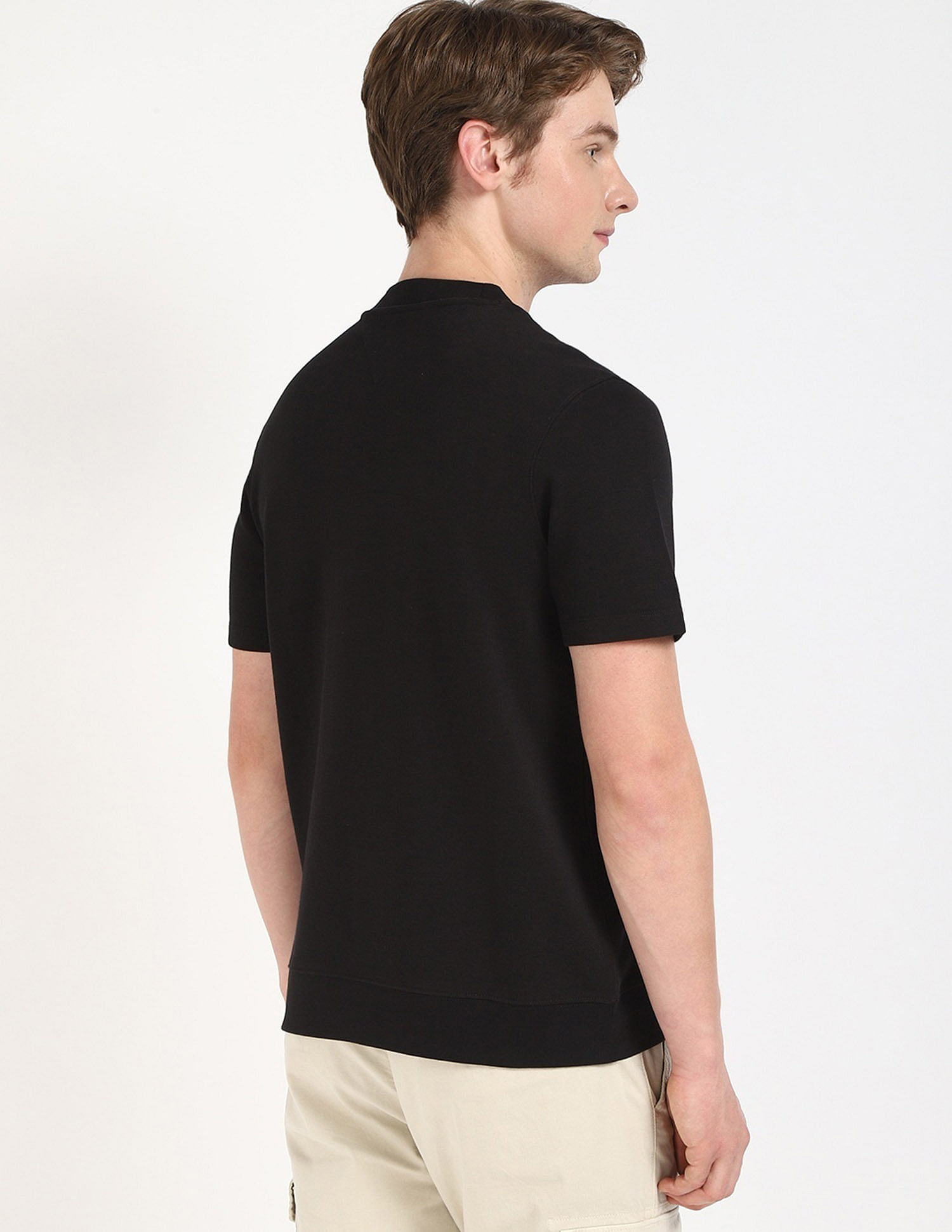 Tommy Hilfiger Solid Regular Fit-Fit Cotton T-Shirt