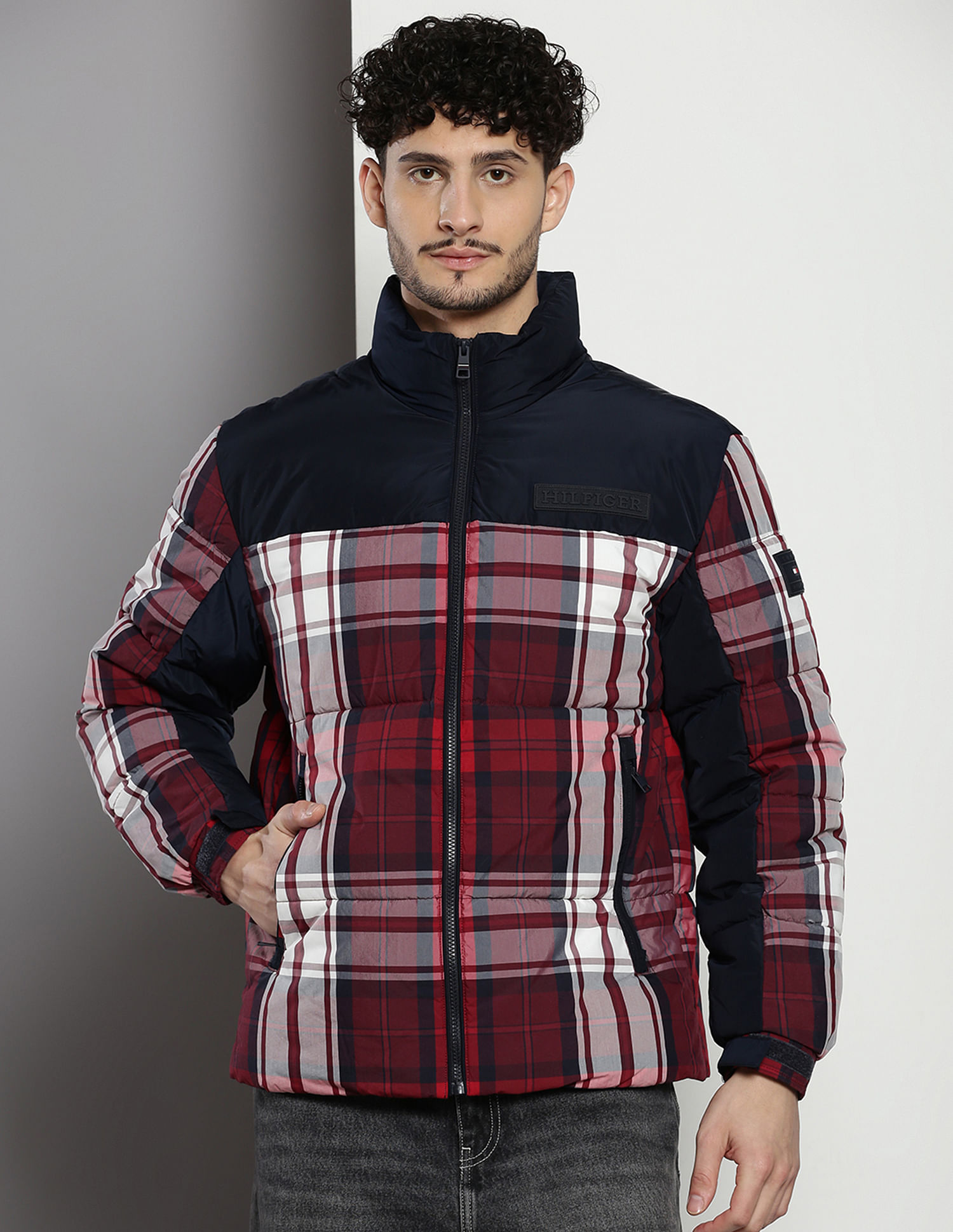 Tommy Hilfiger New York Check Puffer Jacket