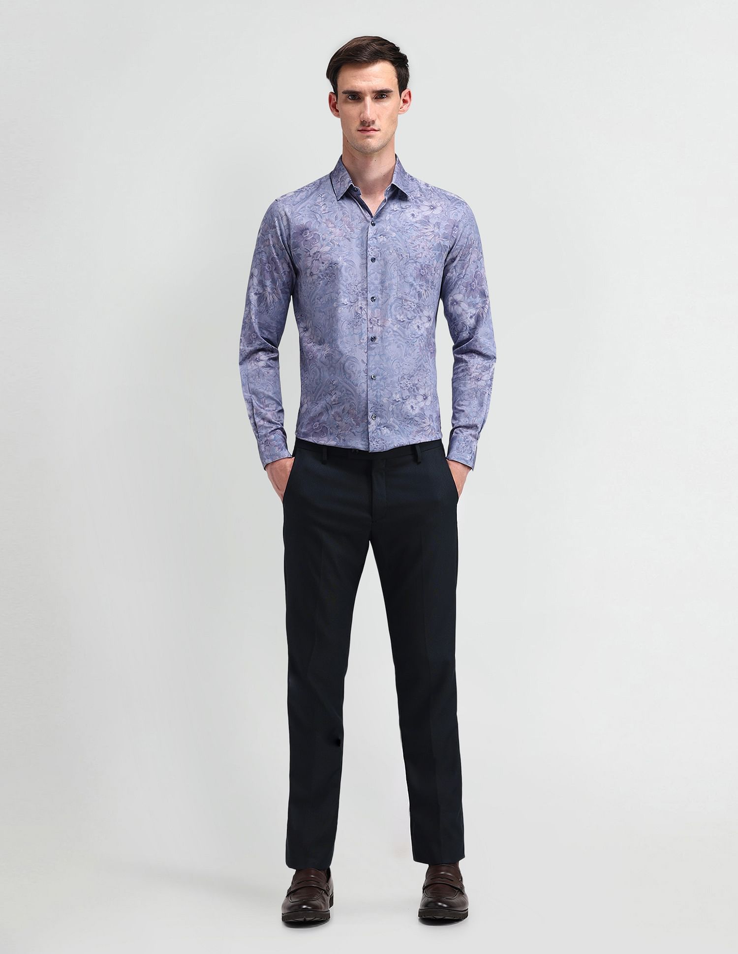 Arrow All-over Print Cotton Shirt
