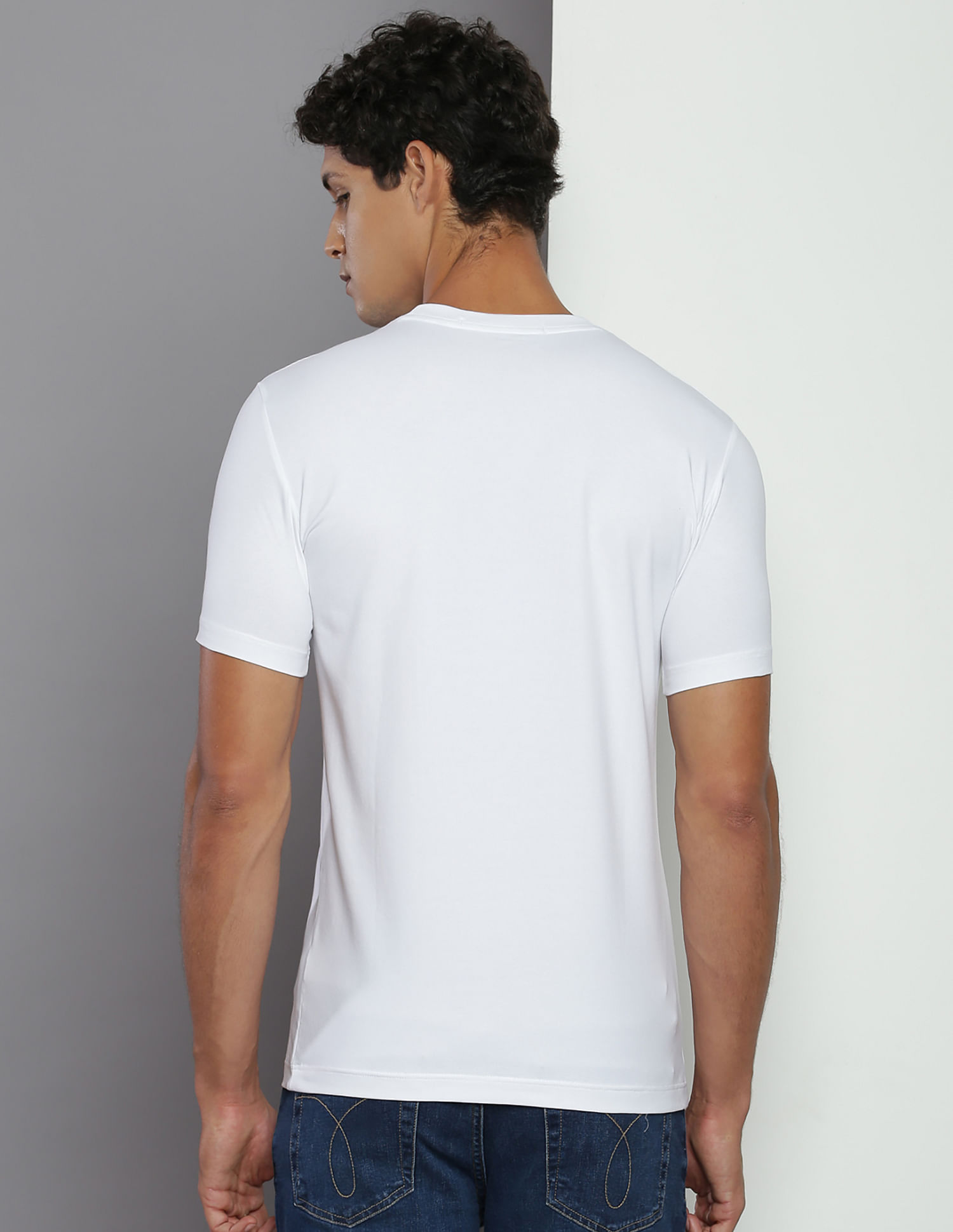 Calvin Klein Crew Neck Repeat Logo T-Shirt