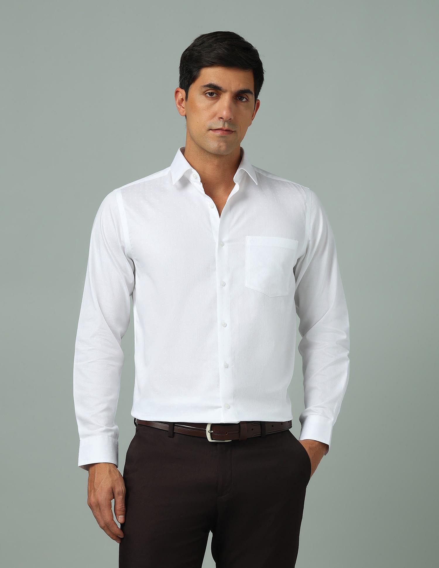 Arrow Iconic Liberty Classic Regular Fit Solid Shirt
