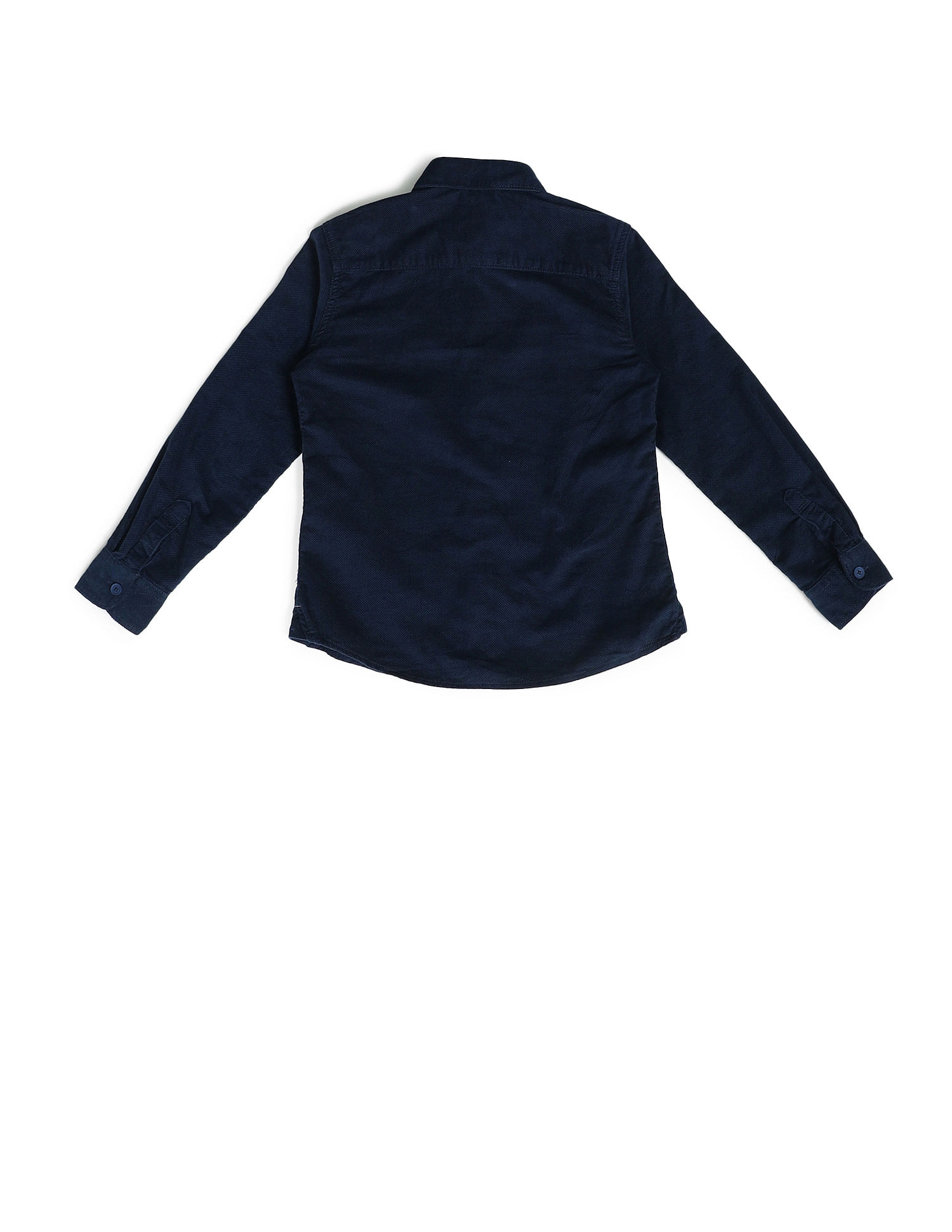 U.S. Polo Assn. Kids Boys Textured Regular Fit Shirt