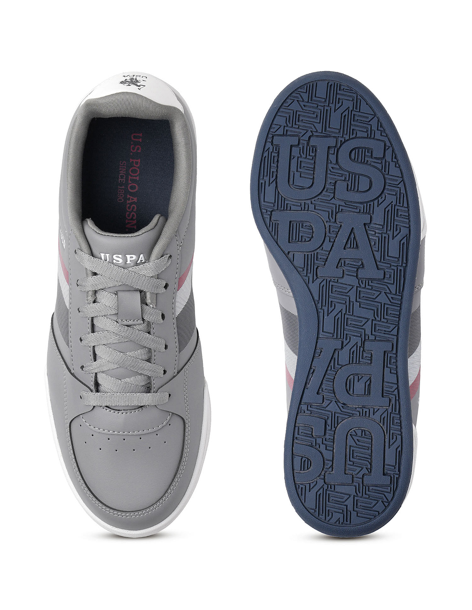 U.S. Polo Assn. Men Anders Grey All Day Sneakers