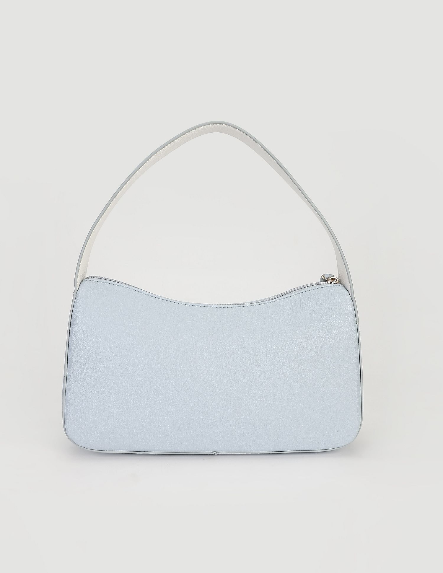 Tommy Hilfiger Solid Blue PU Bags