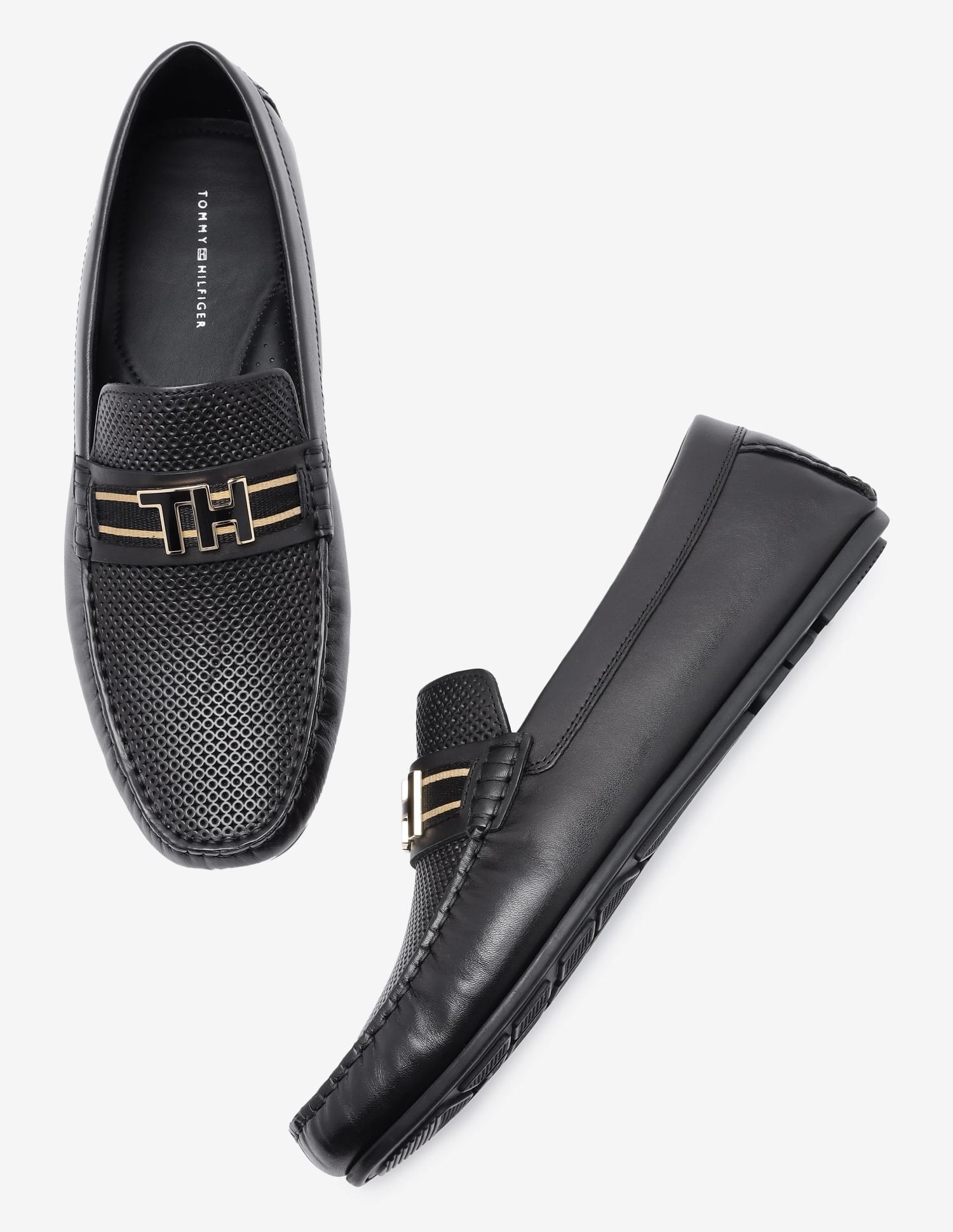 Loafers Tommy Hilfiger Black Men's Shoes Tommy Hilfiger Black