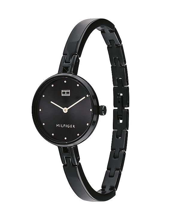 tommy hilfiger watches for women black