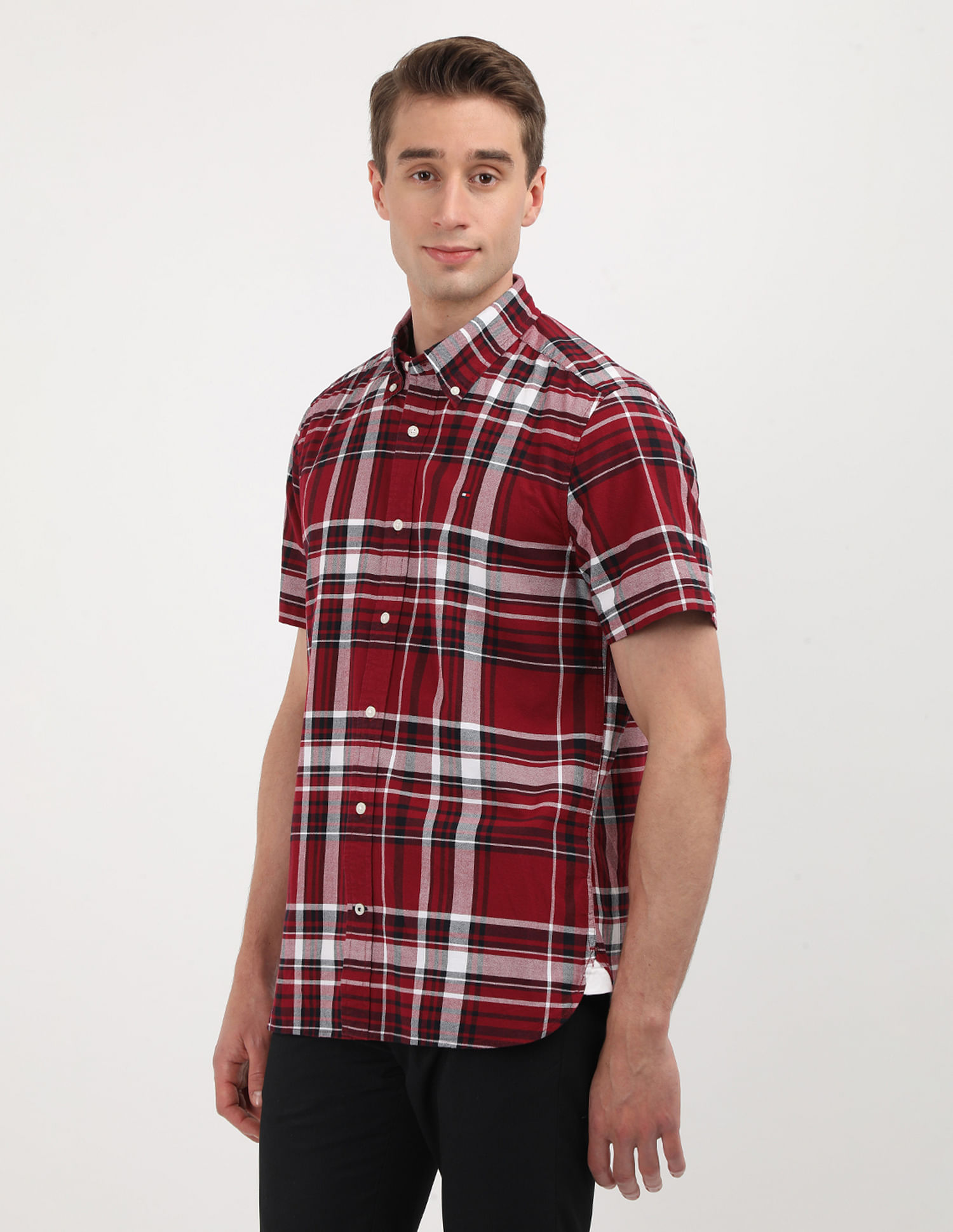 Tommy Hilfiger Plaid Check Cotton Shirt