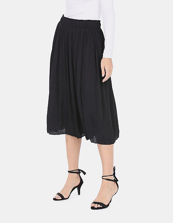 Gap pleated midi skirt sales