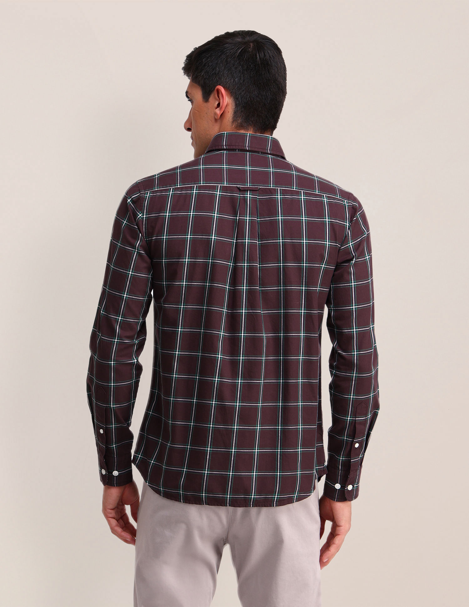 U.S. Polo Assn. Outline Checked Twill Shirt