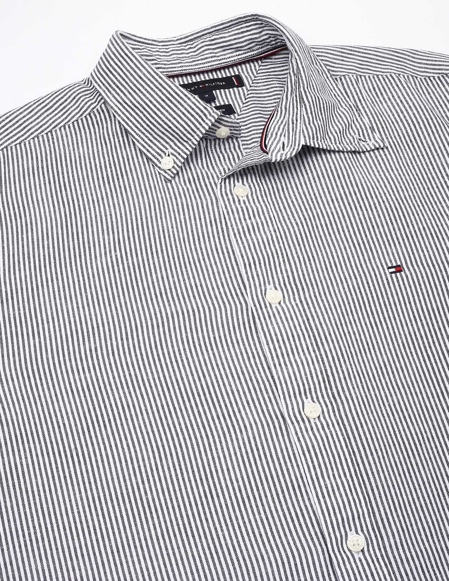 Tommy Hilfiger Striped Regular-Fit Cotton Shirt
