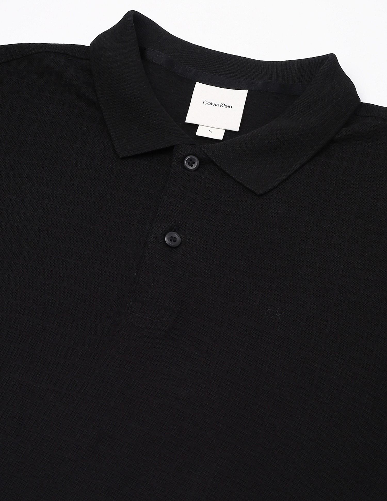 Calvin Klein Jeans Checks Regular-Fit Cotton Polo T-Shirt