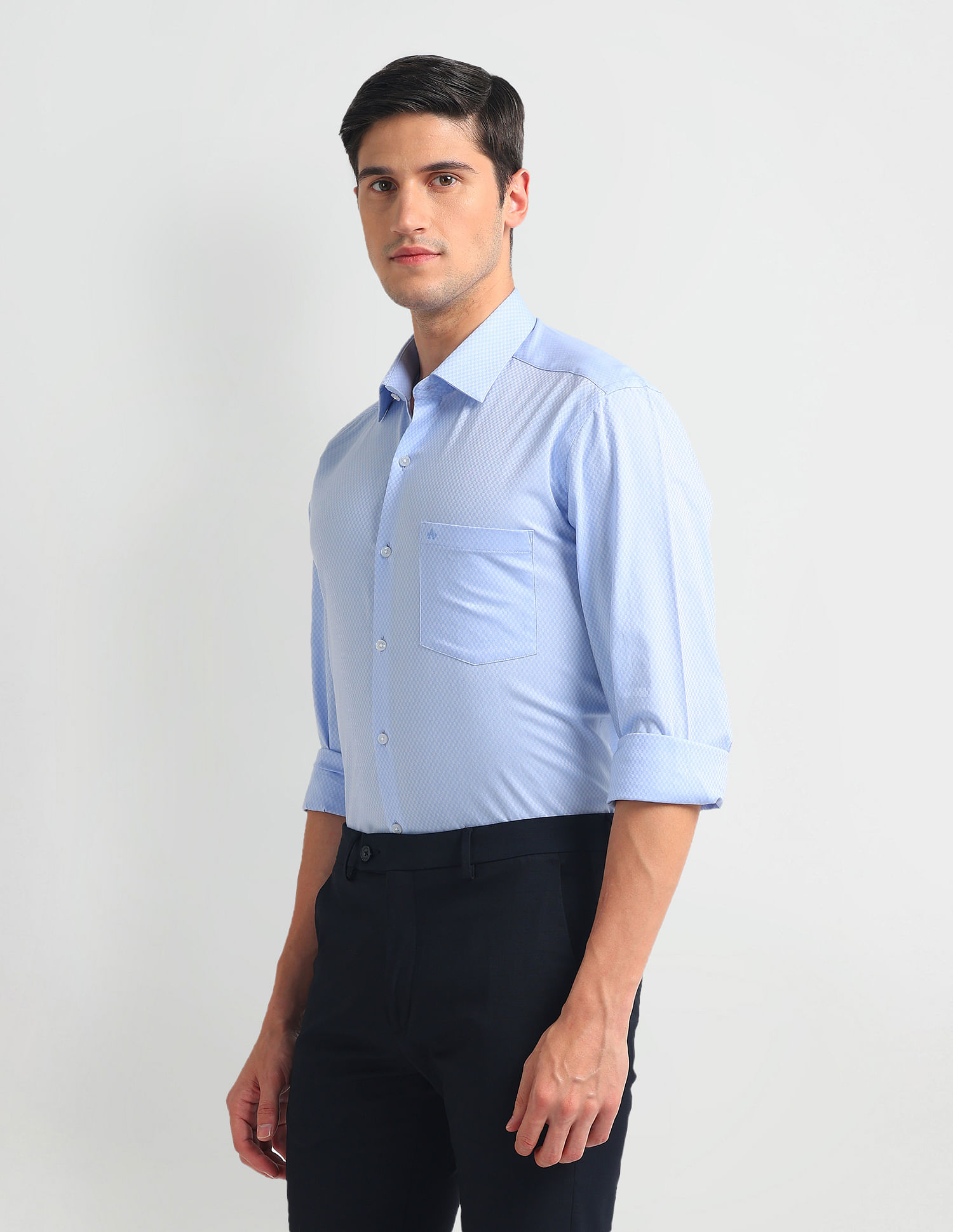 Arrow Manhattan Slim Fit Dobby Shirt