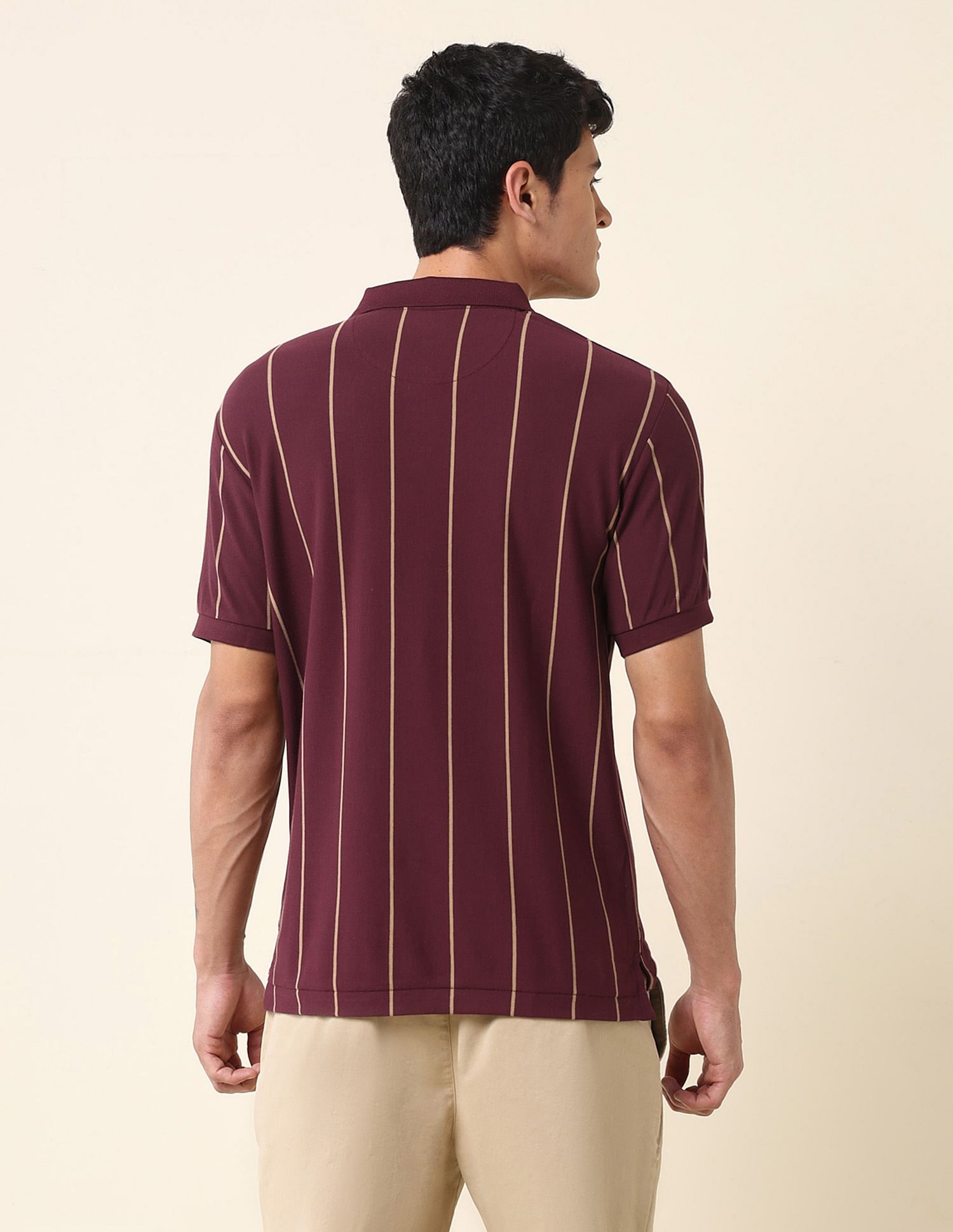 U.S. Polo Assn. Vertical Striped Classic Polo Shirt