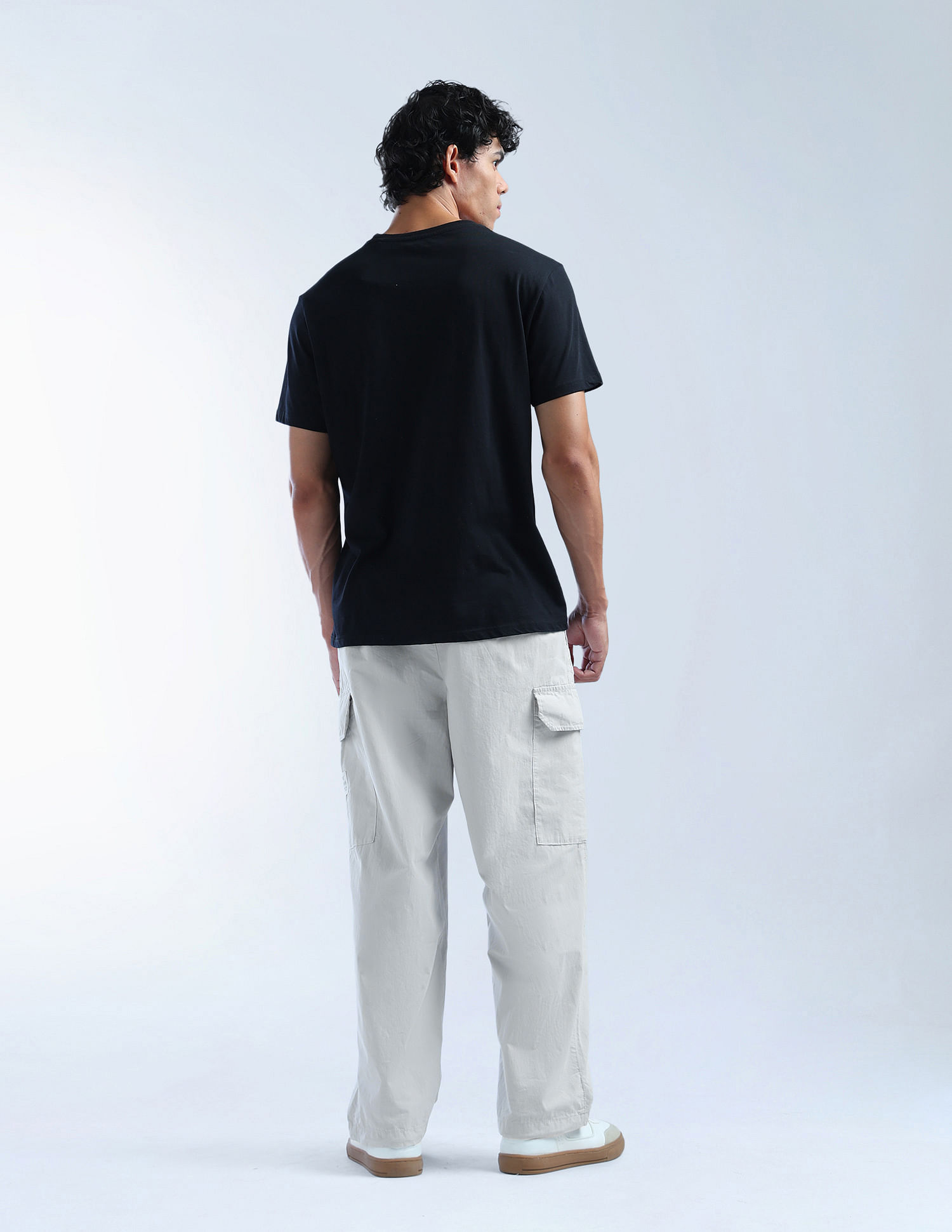 Flying Machine Solid Cobain Loose Fit Cargos