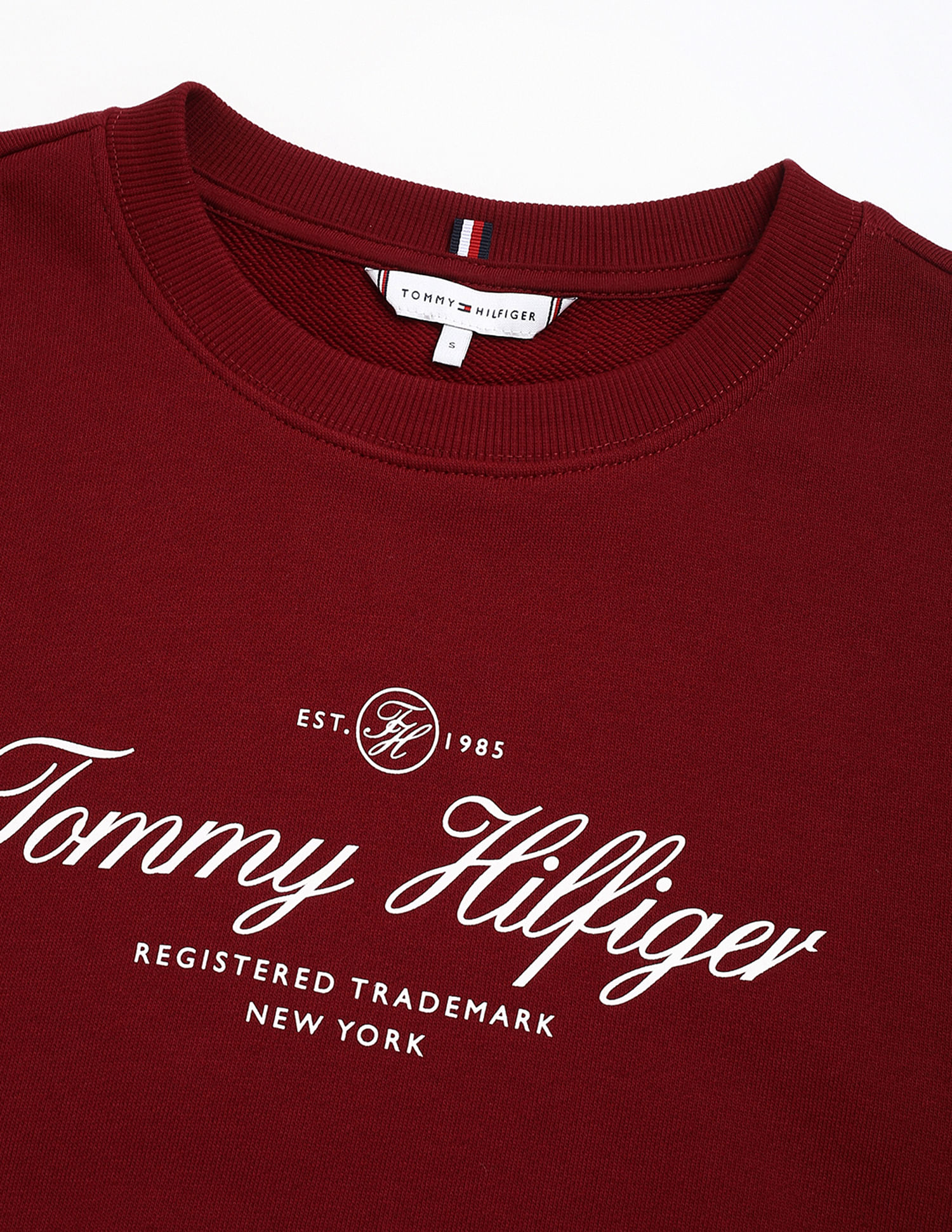 Tommy Hilfiger Script Cotton Sweatshirt
