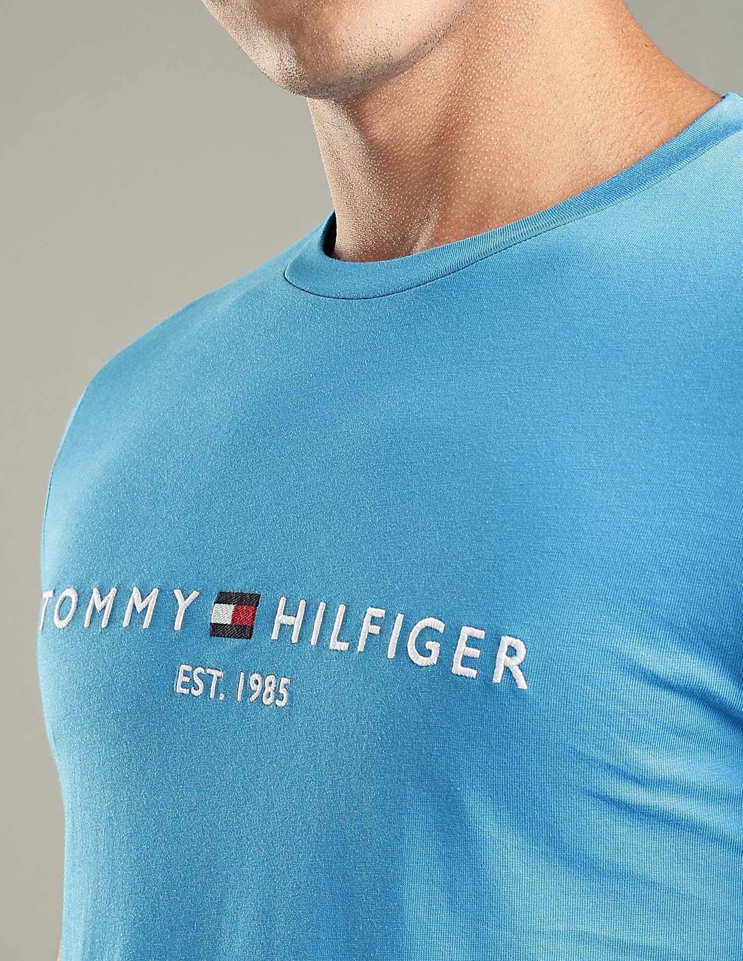 Tommy Hilfiger Embroidered Logo Regular-Fit Cotton T-Shirt