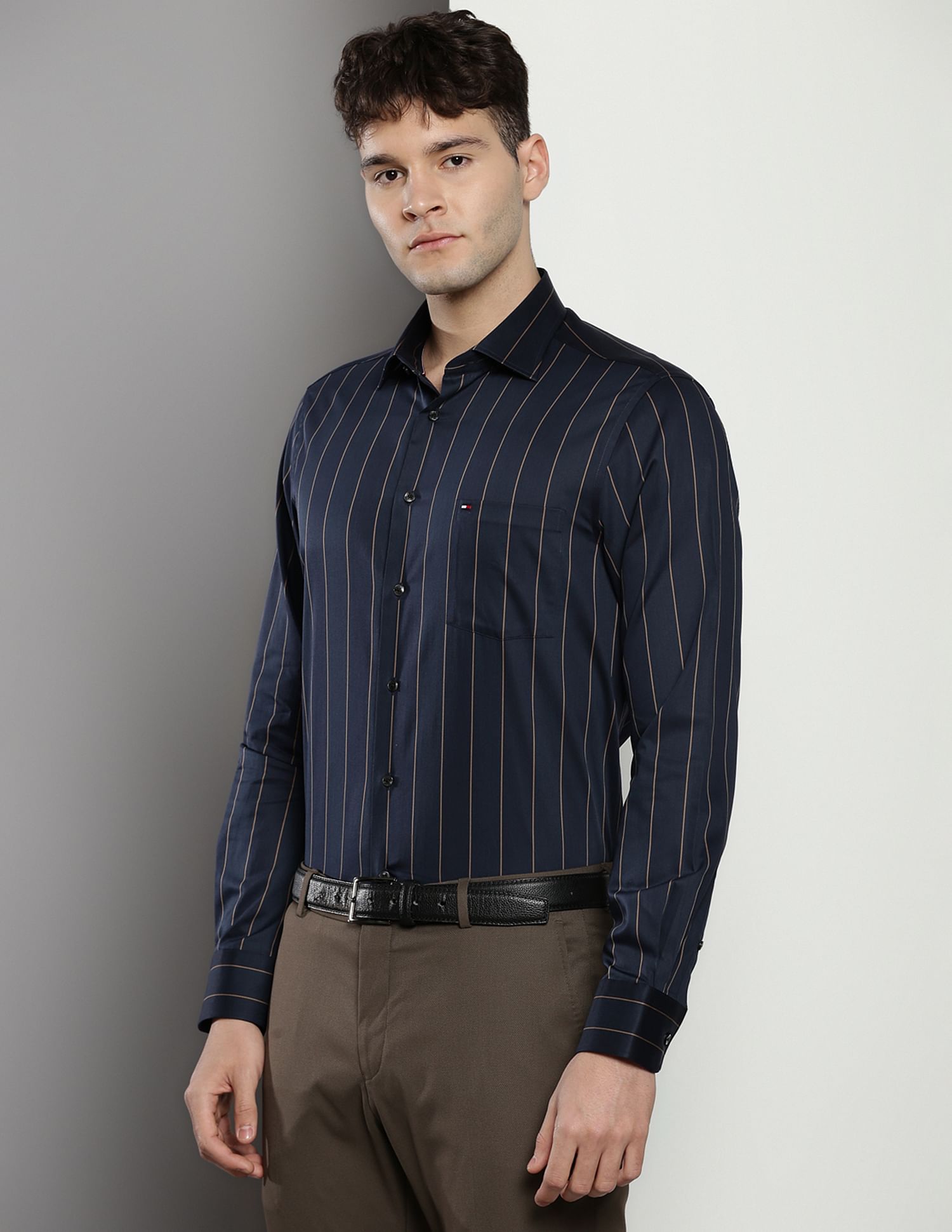 Tommy Hilfiger Vertical Stripe Dobby Shirt