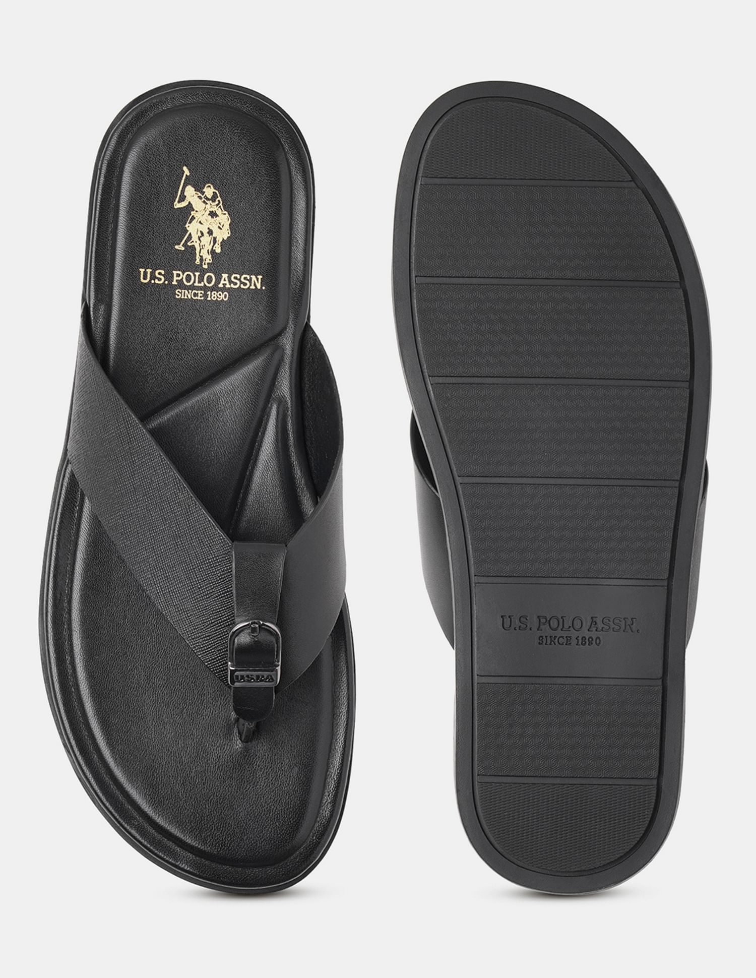 U.S. Polo Assn. Men Diaz Broad Strap Slippers