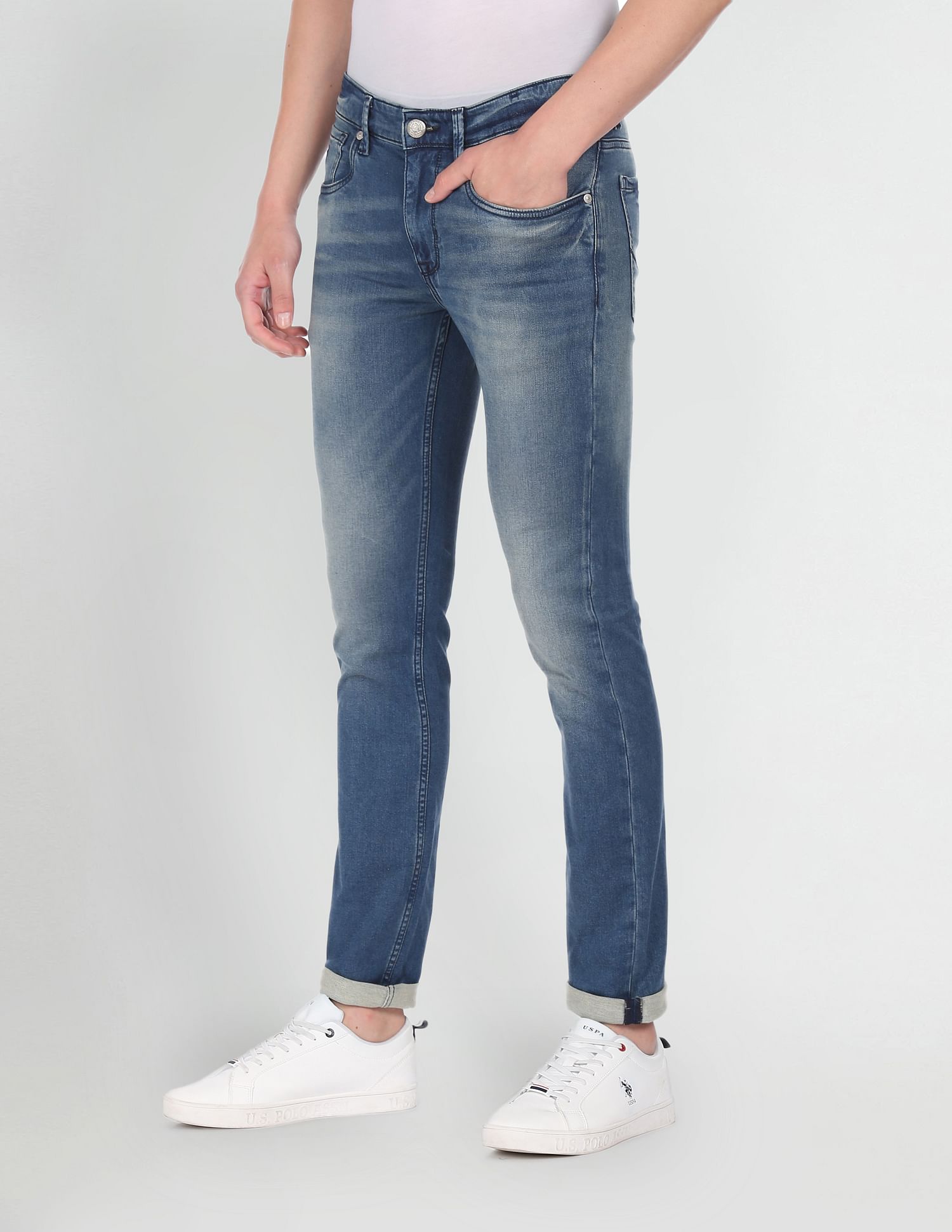 U.S. Polo Assn. Denim Co. Regallo Skinny Fit Blue Jeans
