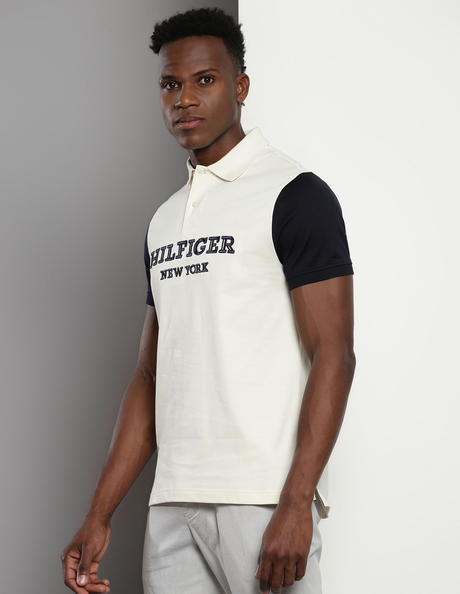 Tommy Hilfiger Embroidered Monotype Cotton Polo Shirt