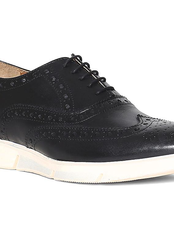 U.S. Polo Assn. Wingtip Leather Lionel Oxford Shoes