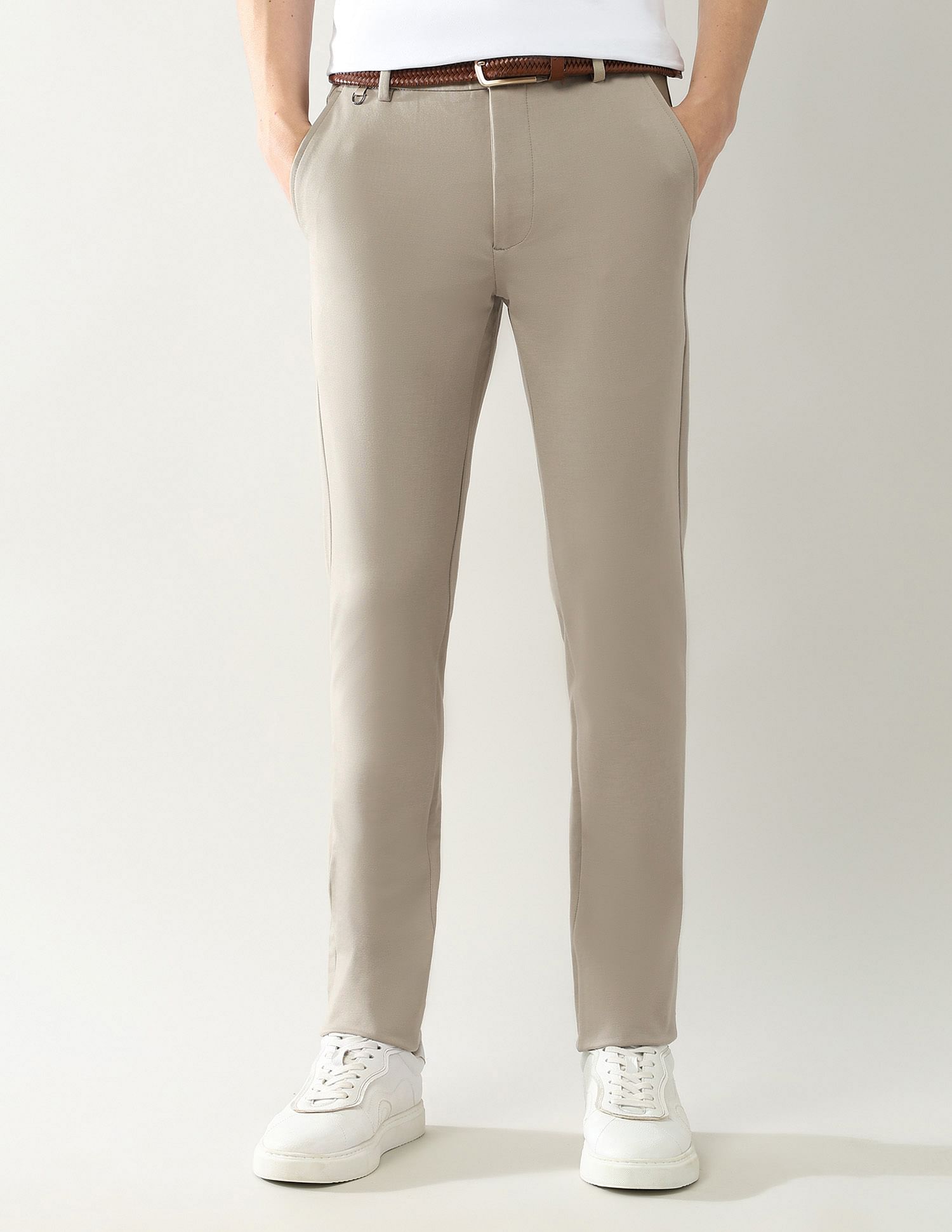 Arrow Sport Slim Fit Knitted Autoflex Trousers