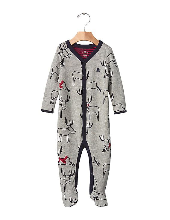 Gap reindeer hot sale pajamas