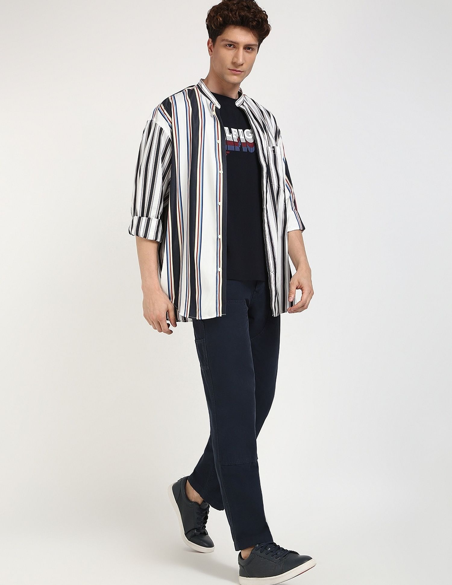 Tommy Hilfiger Striped Regular-Fit Cotton Shirt
