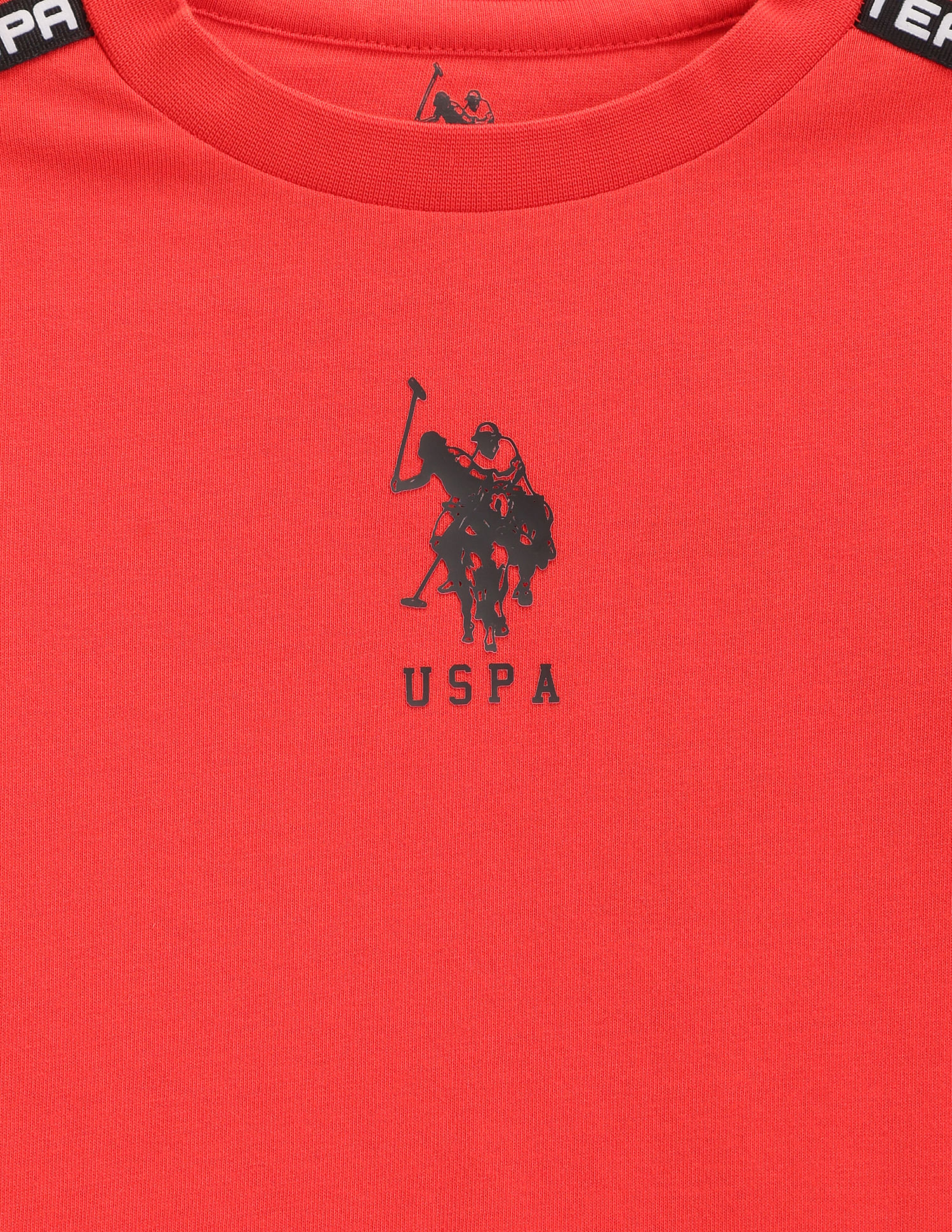 U.S. Polo Assn. Kids Boys Solid Long Sleeve Round Neck T-Shirt