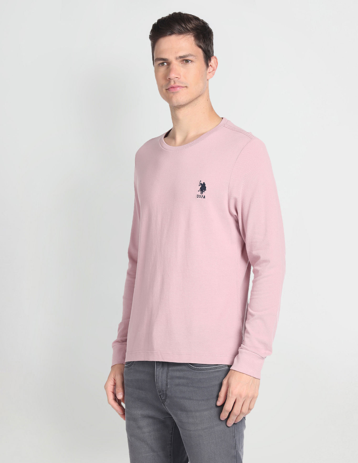 Buy U.S. Polo Assn. Denim Co. Long Sleeve Solid T-Shirt