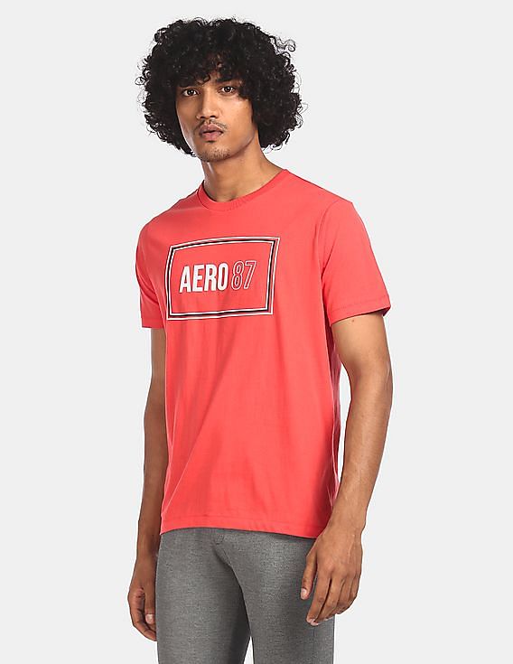 Coral red best sale t shirt