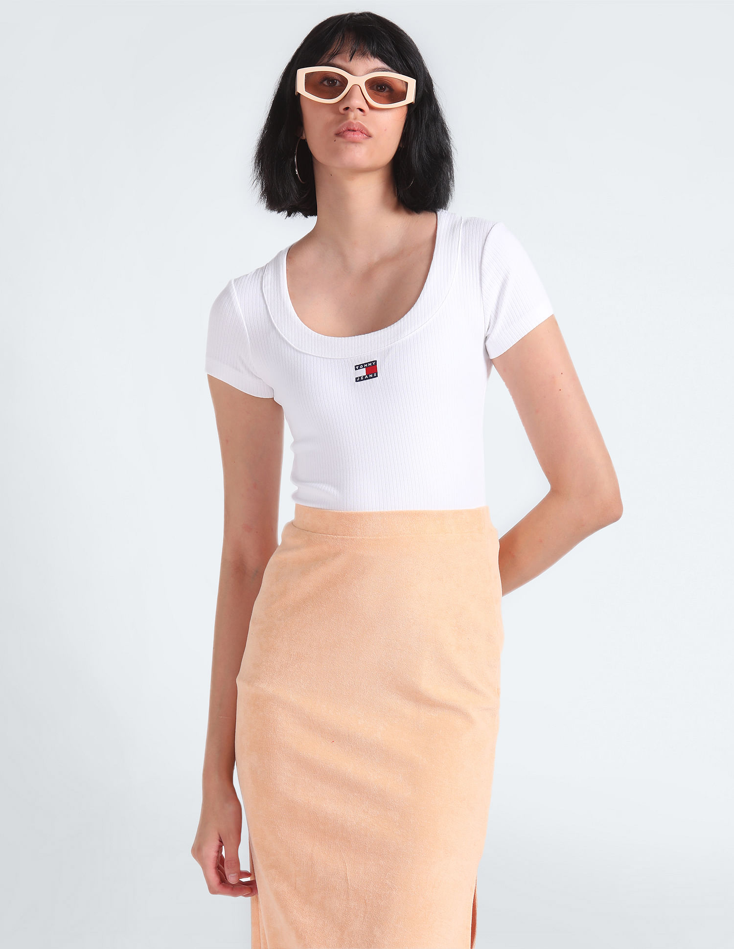 Tommy Hilfiger Slim Fit Ribbed T-Shirt