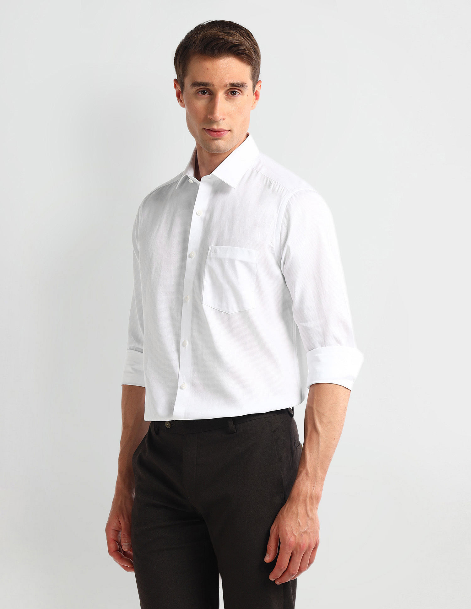 Arrow Manhattan Slim Cotton Shirt