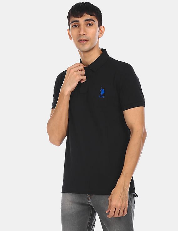 U.S. Polo Assn. Standard Fit Pique Polo Shirt