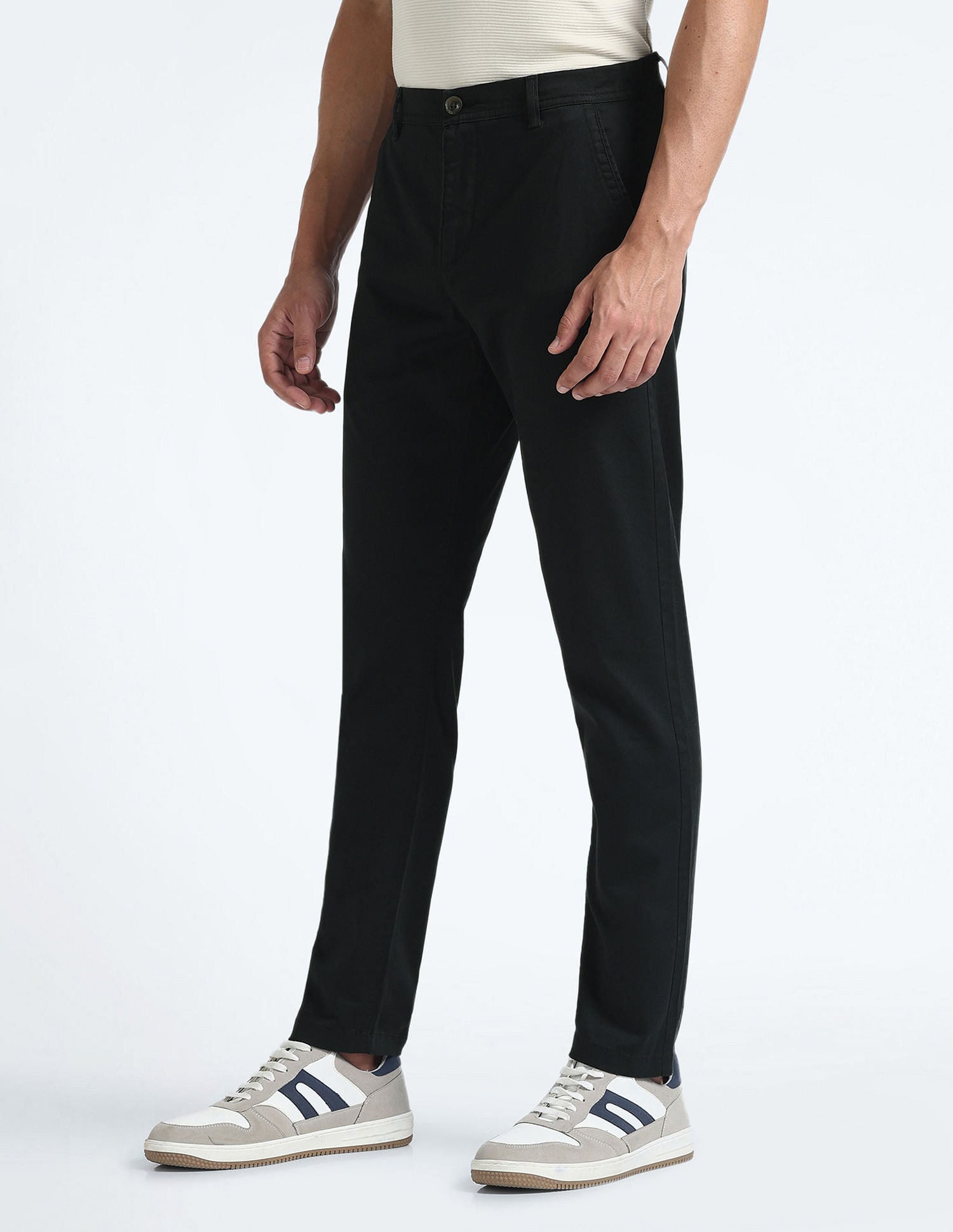 Flying Machine Slash Slim Tapered Fit Twill Chinos