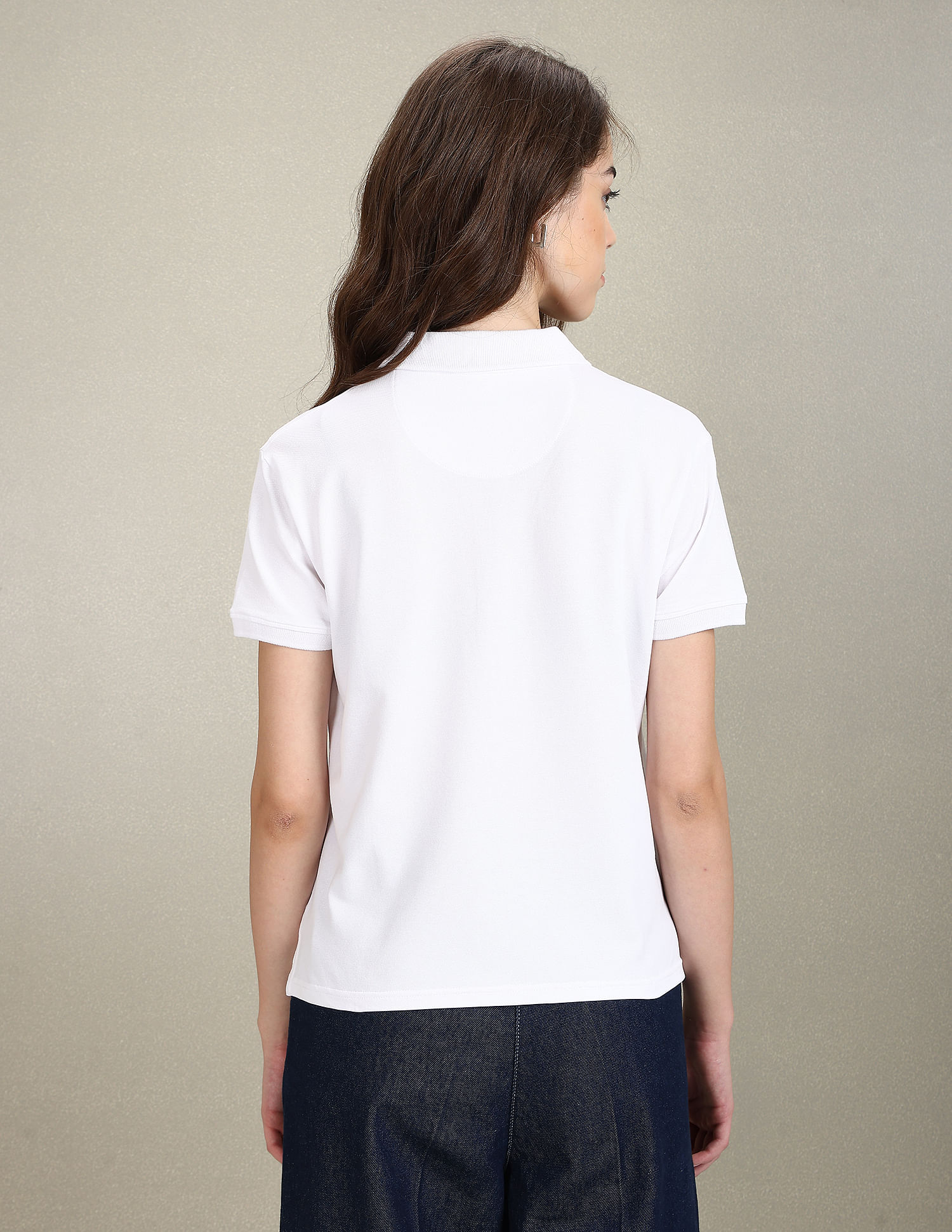 us polo white t shirts women's