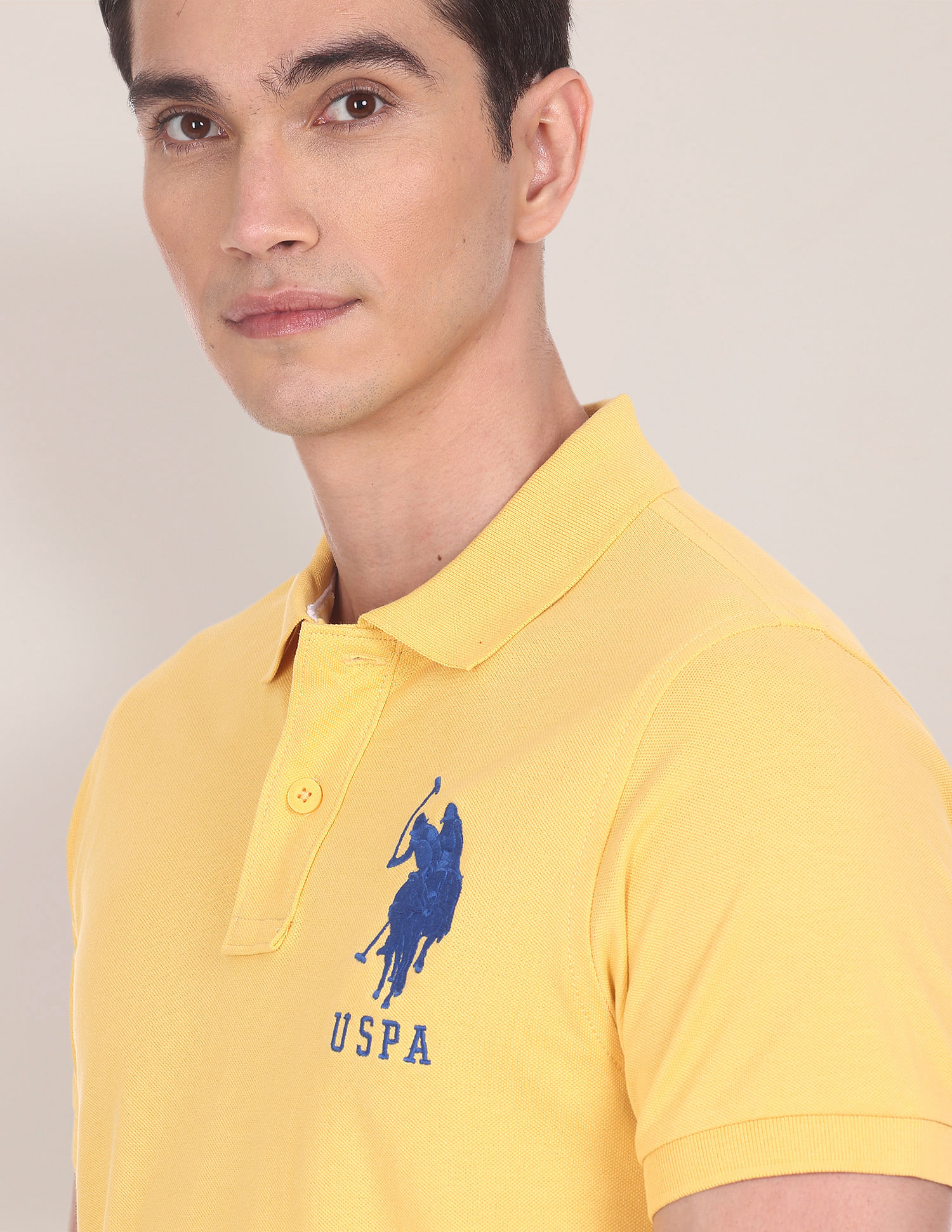 Buy U.S. Polo Assn. Compact Cotton Logo Polo Shirt - NNNOW.com