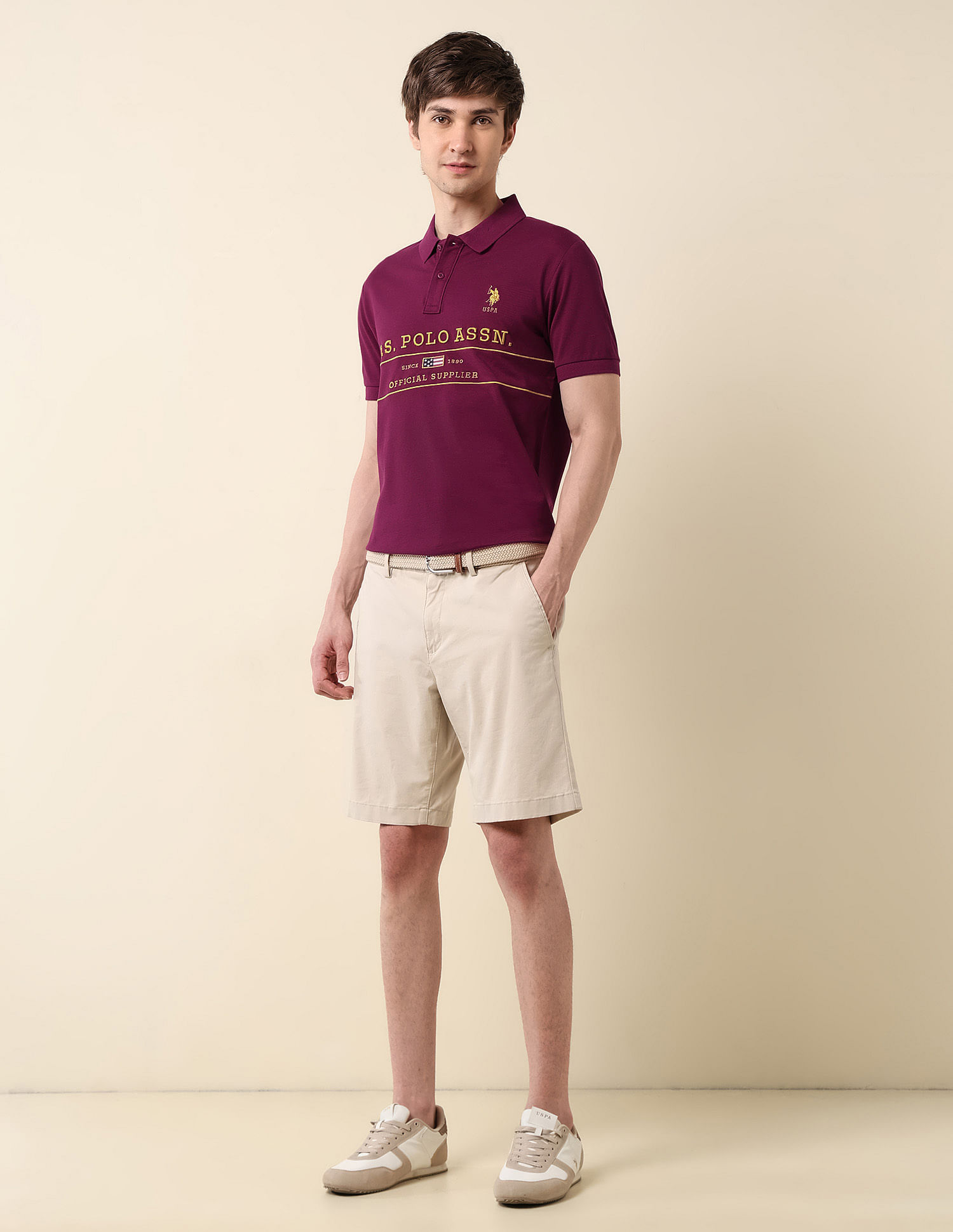U.S. Polo Assn. Brand Embroidered Classic Polo Shirt